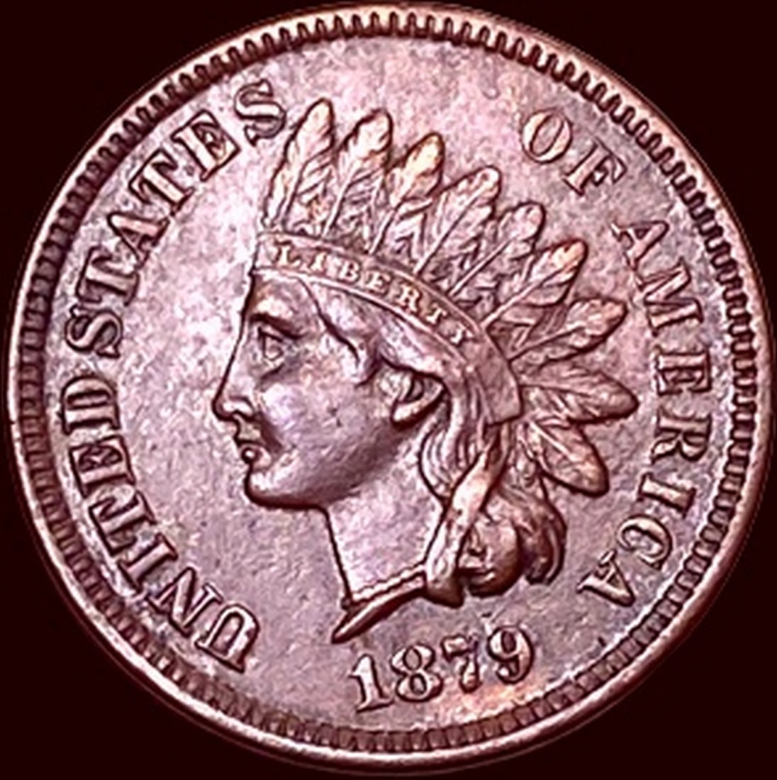 1879 Indian Head Cent CLOSELY UNCIRCULATED (1 of 2)