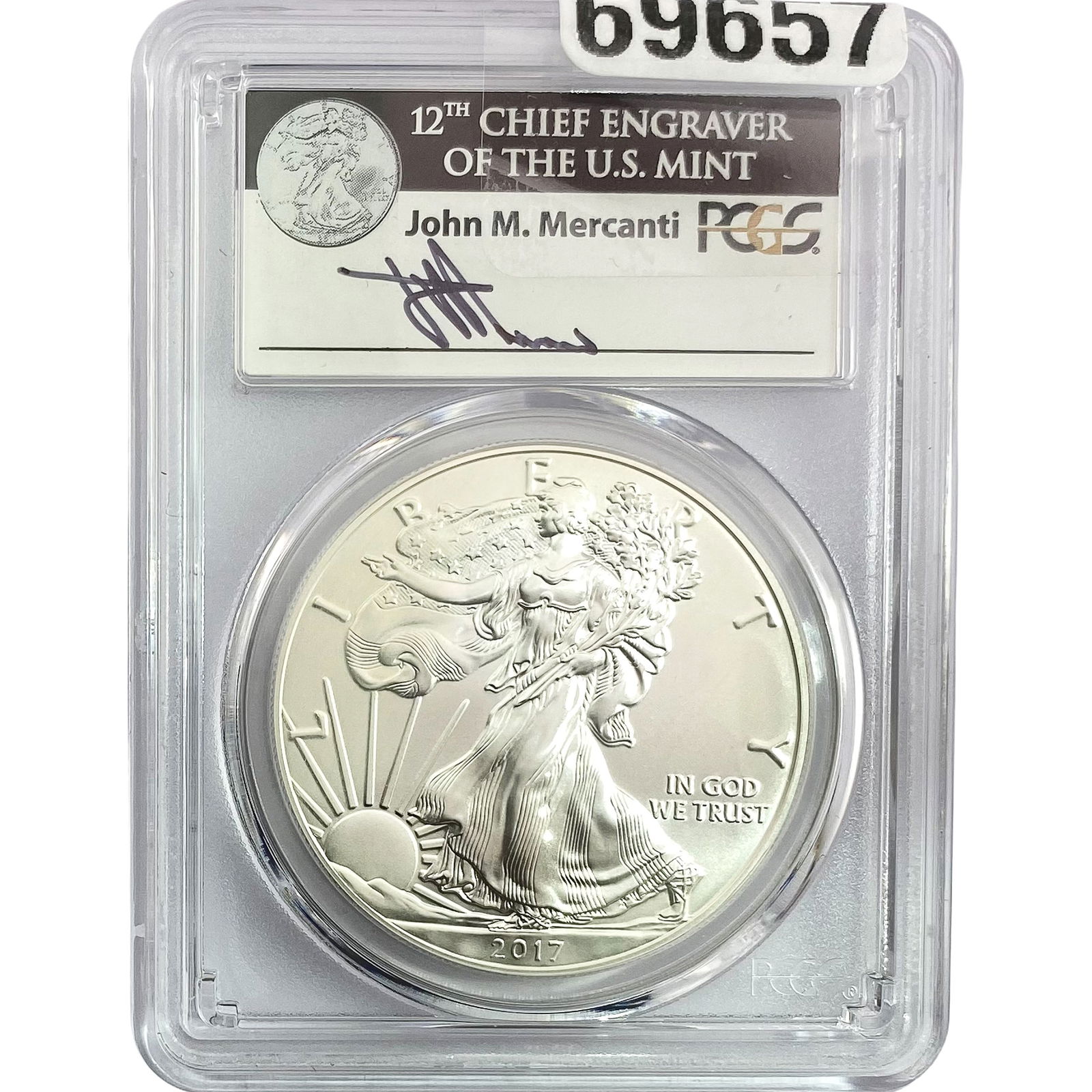 2017 Silver Eagle PCGS MS70 (1 of 2)