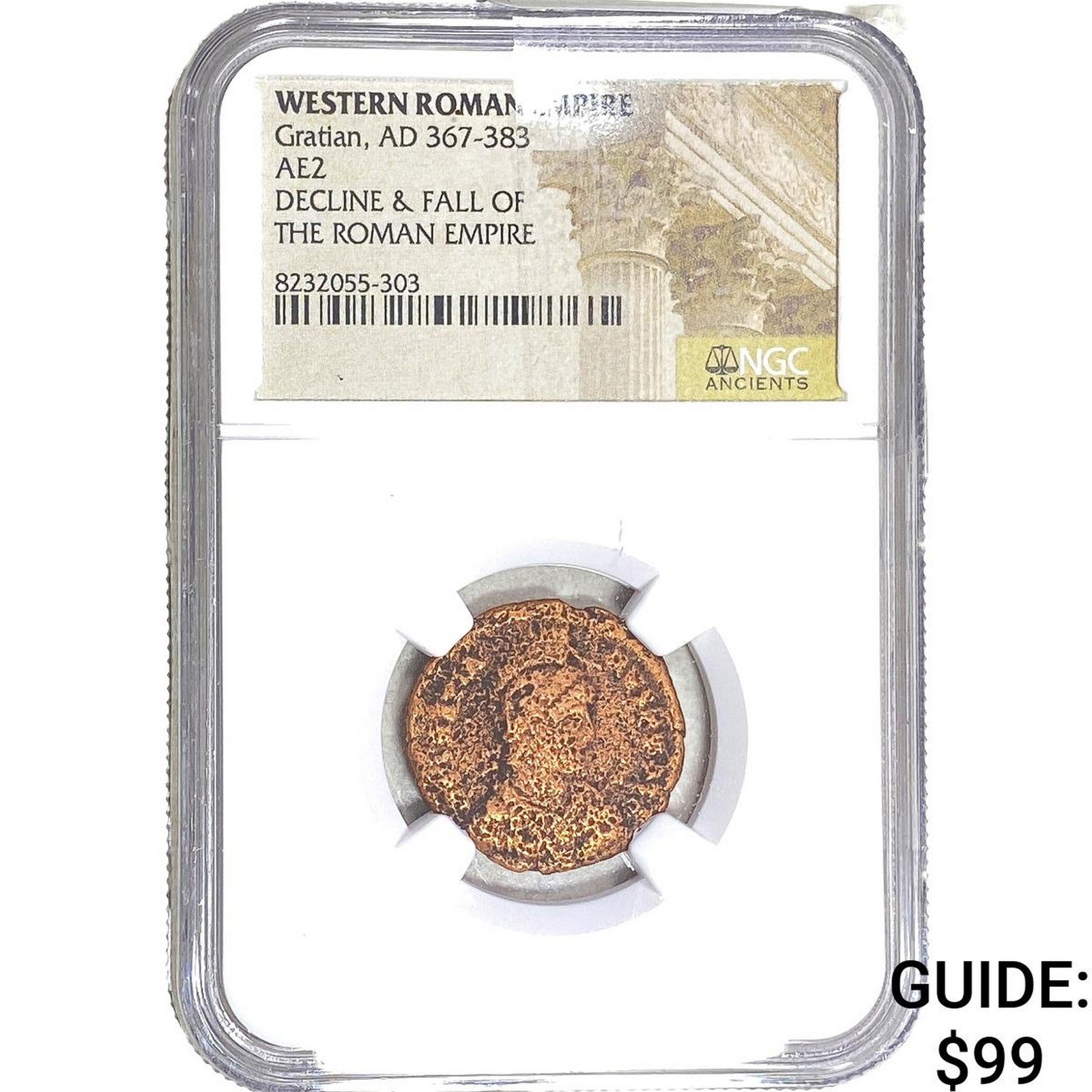 Roman Gratian 367-383 AD AE2 Bronze Nummus NGC (1 of 2)