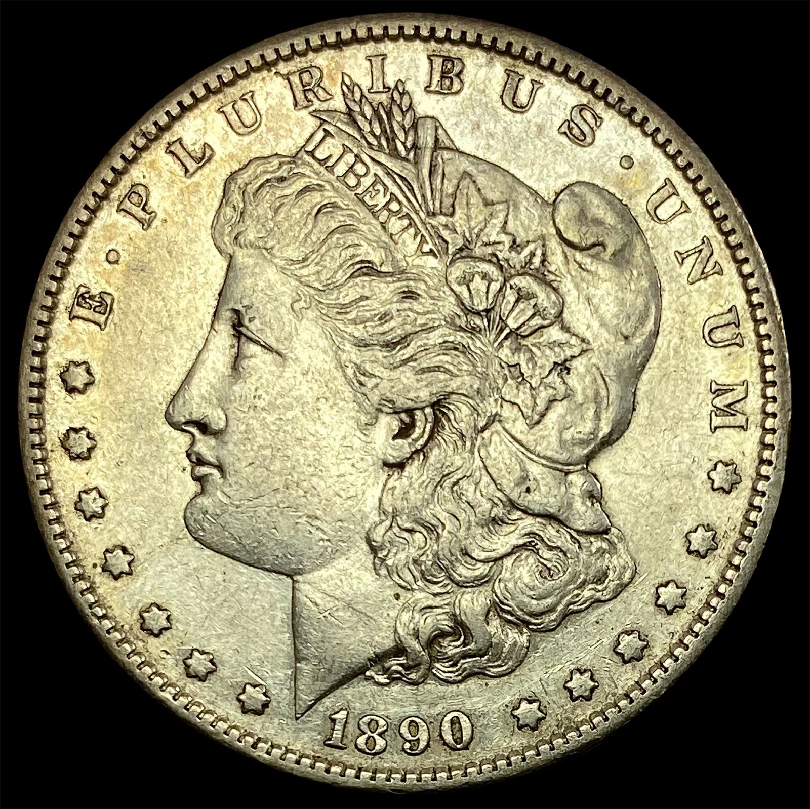 1890-S Silver Morgan Dollar CLOSELY UNCIRCULATED (1 of 2)