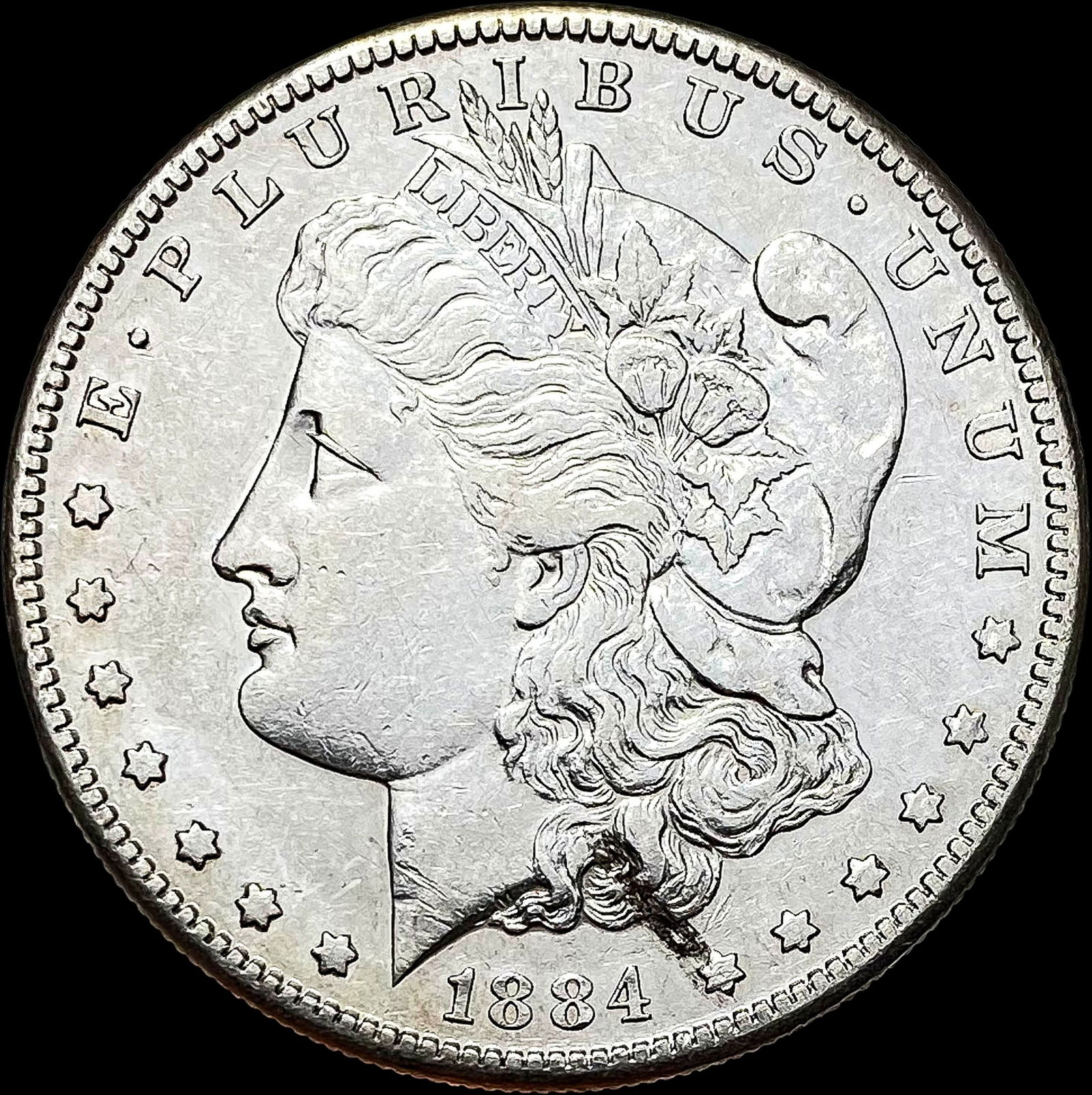 1884-S Silver Morgan Dollar NEARLY UNCIRCULATED (1 of 2)