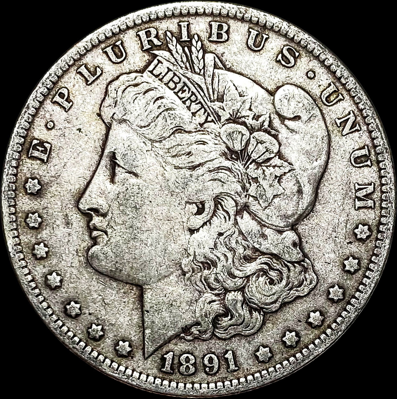 1891-O Silver Morgan Dollar LIGHTLY CIRCULATED (1 of 2)
