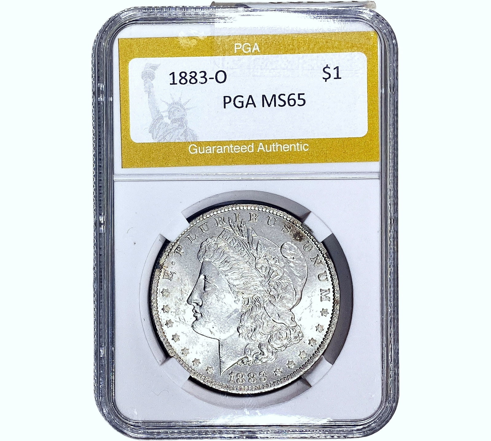 1883-O Morgan Silver Dollar PGA MS65: 1883-O Morgan Silver Dollar PGA MS65
