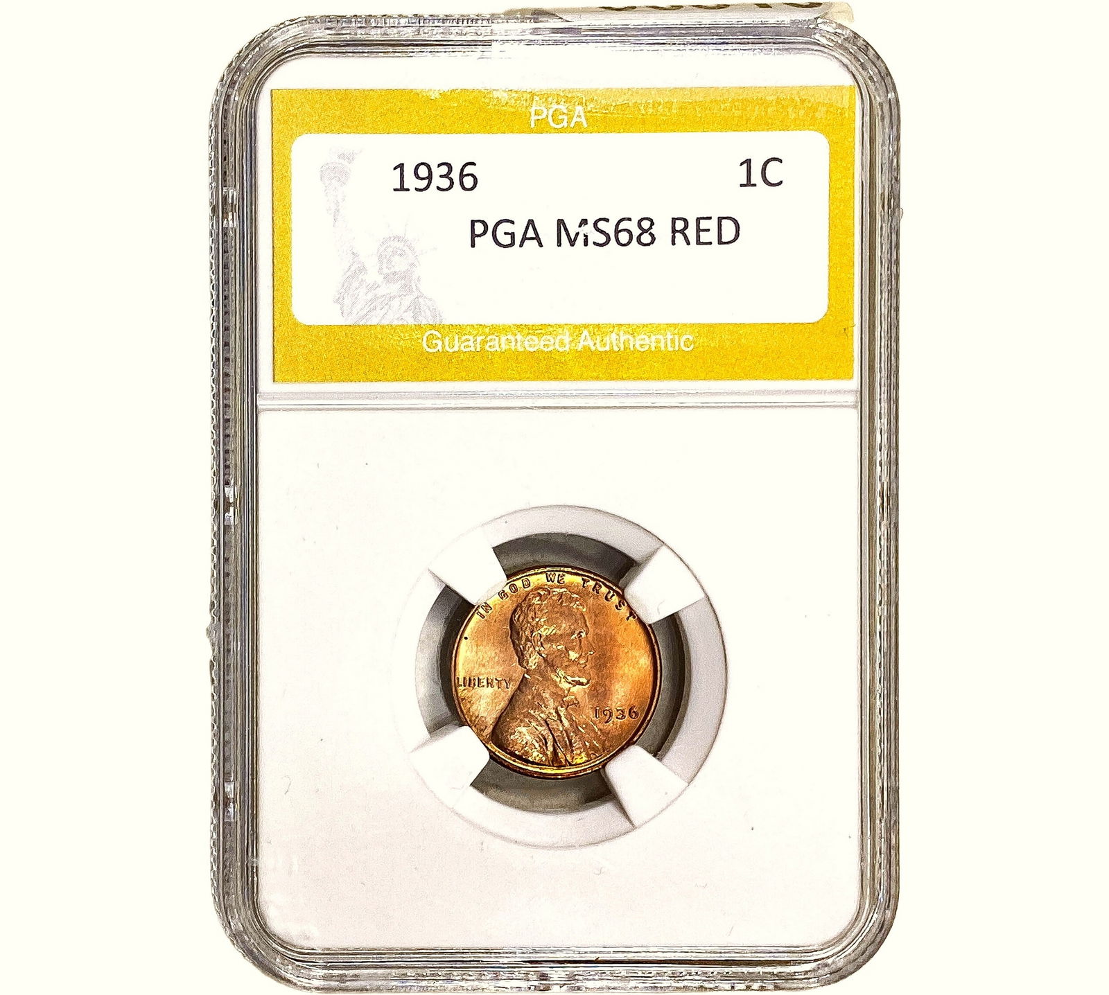 1936 Wheat Cent PGA MS68 Red (1 of 2)