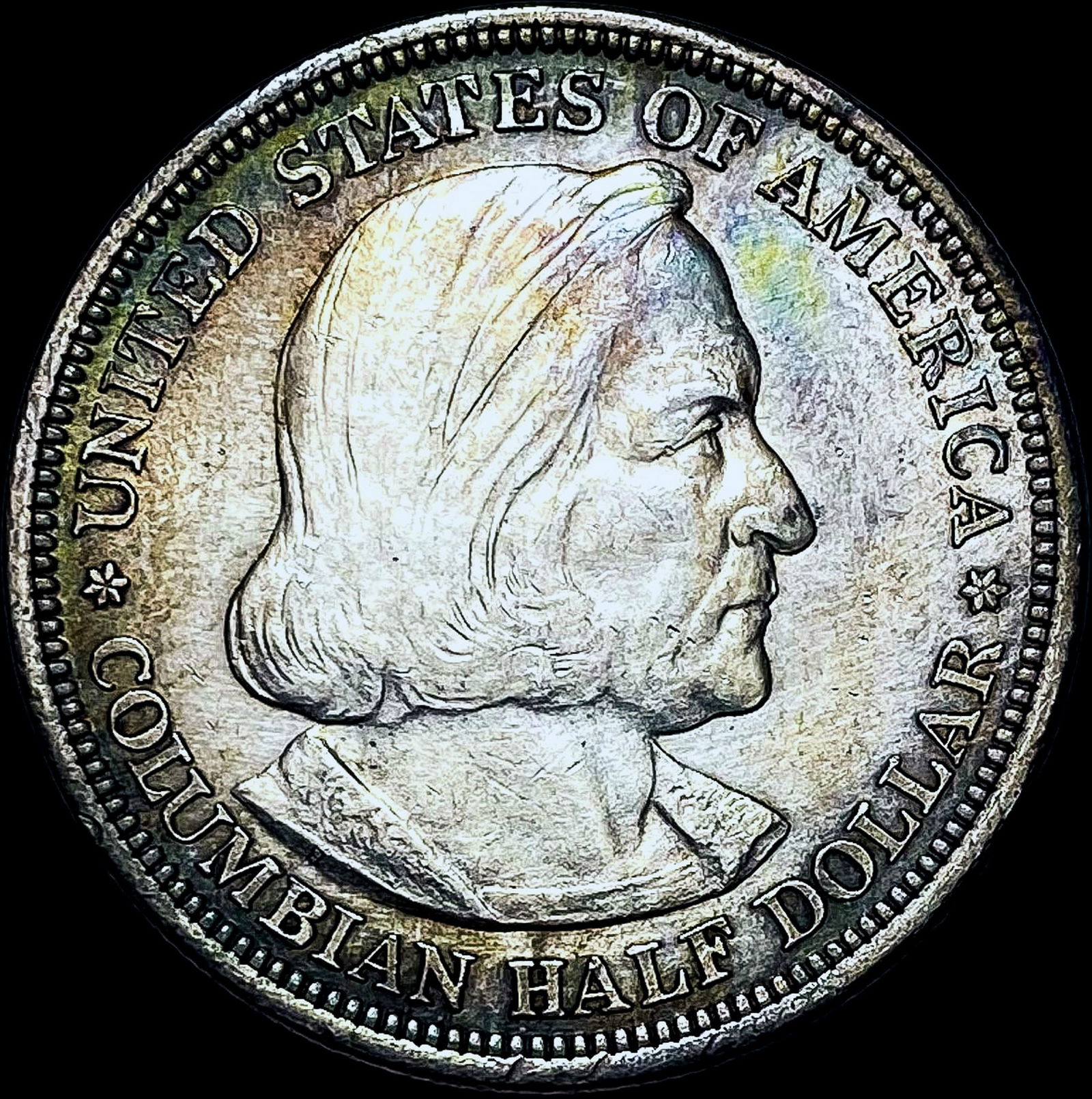 1892 Silver Columbian Half Dollar CHOICE AU (1 of 2)