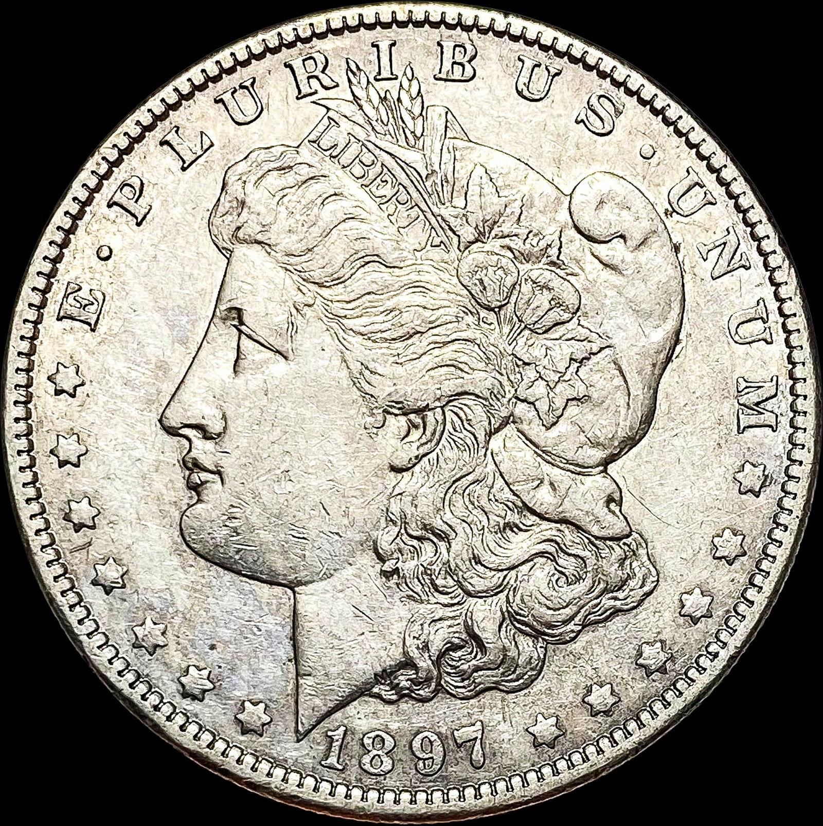 1897-O Silver Morgan Dollar NEARLY UNCIRCULATED (1 of 2)