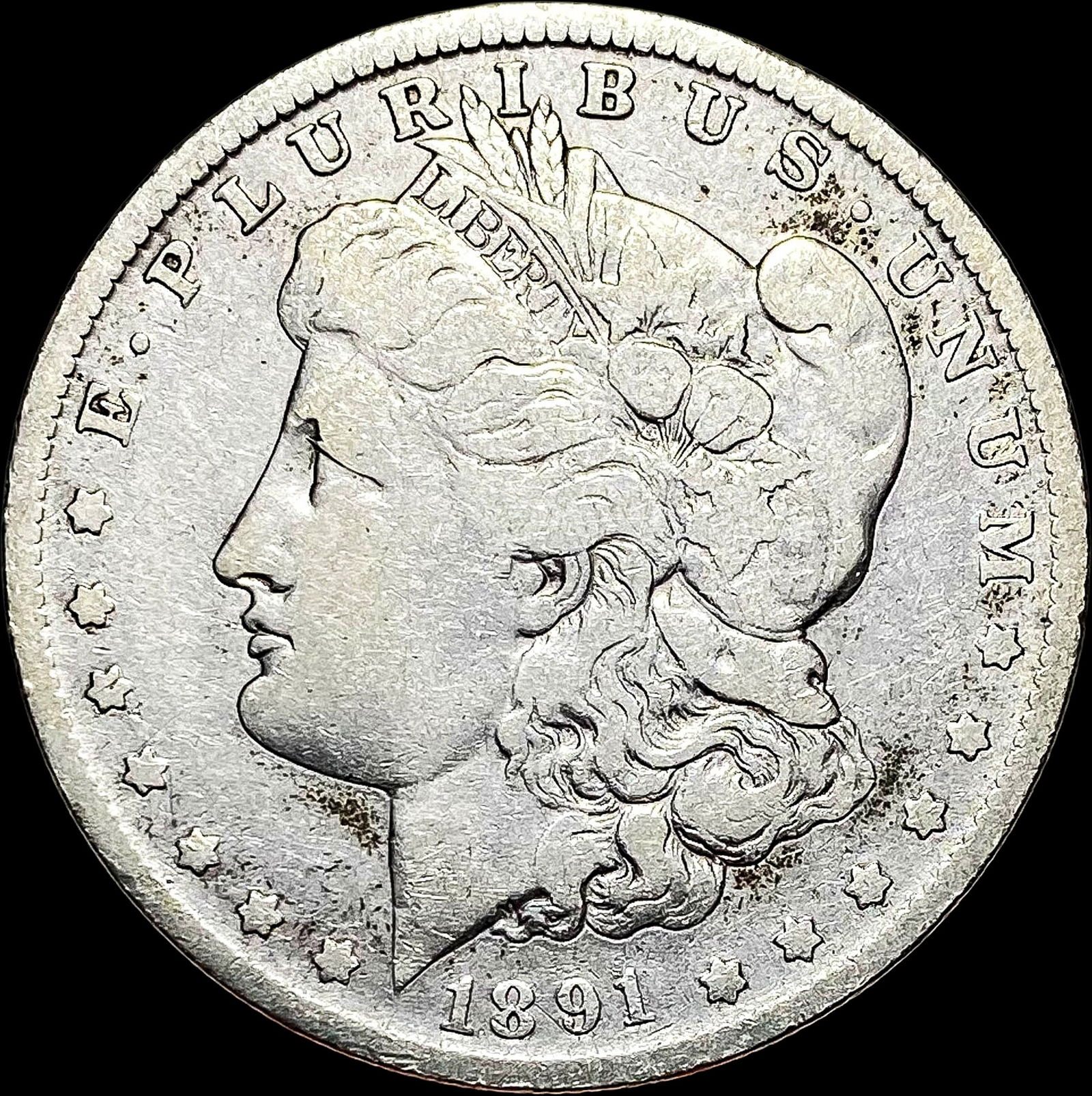 1891-O Silver Morgan Dollar NICELY CIRCULATED (1 of 2)