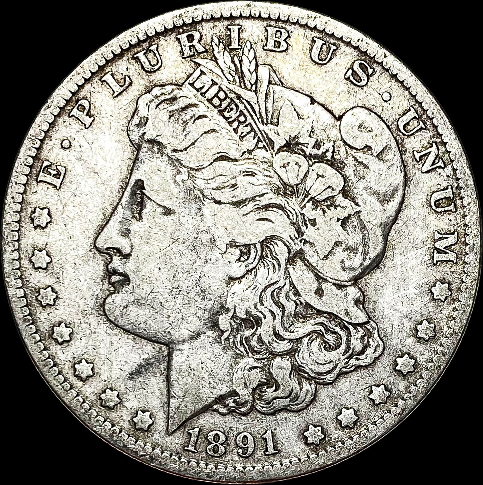 1891-O Silver Morgan Dollar LIGHTLY CIRCULATED (1 of 2)