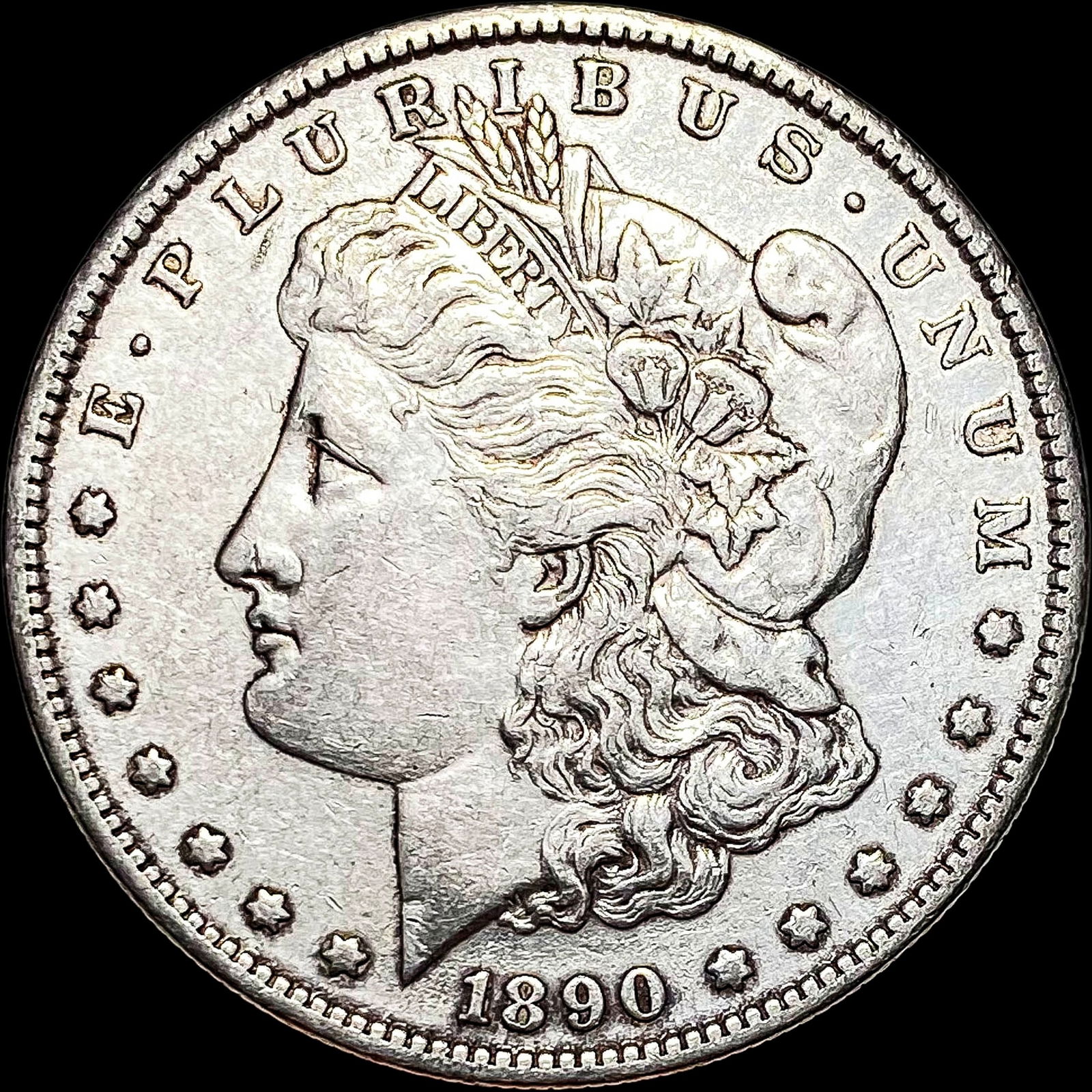 1890-S Silver Morgan Dollar CLOSELY UNCIRCULATED (1 of 2)