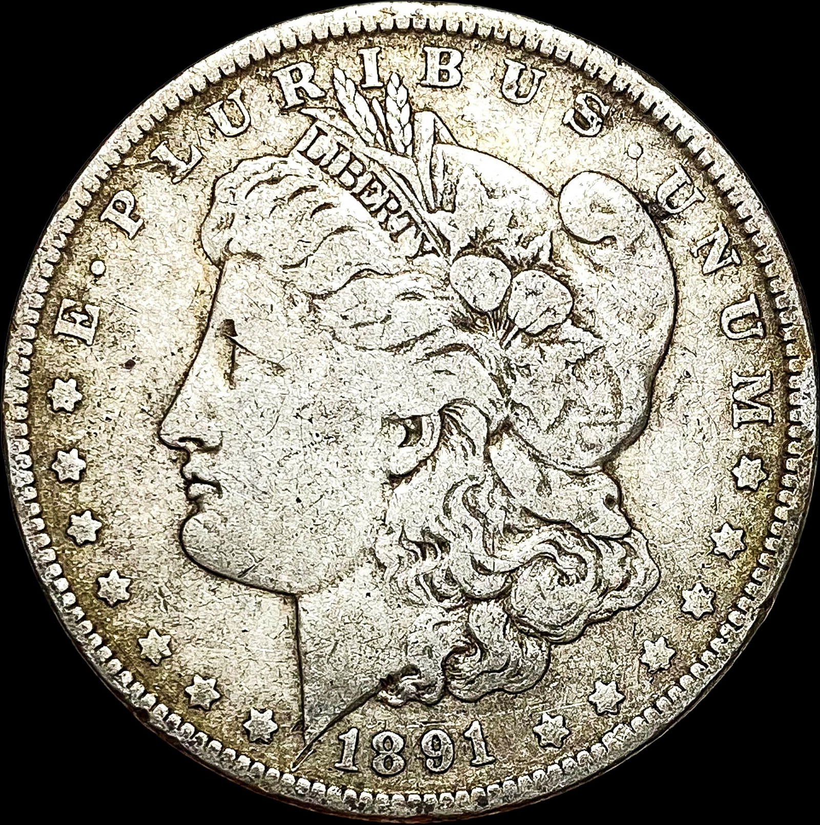 1891-O Silver Morgan Dollar NICELY CIRCULATED (1 of 2)