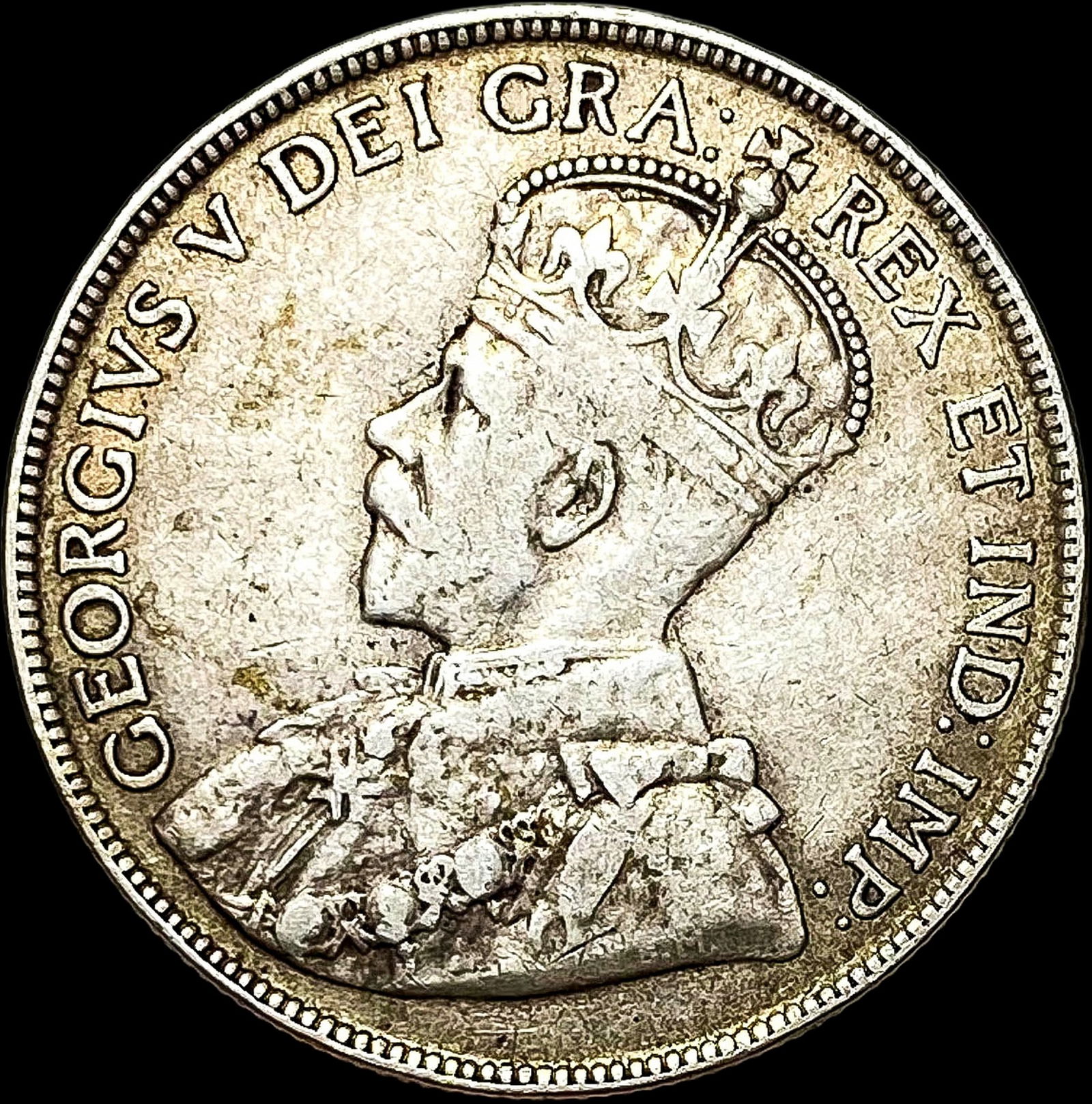 1919-C Silver 50 Cents Newfoundland NEARLY UNCIRCULATED (1 of 2)