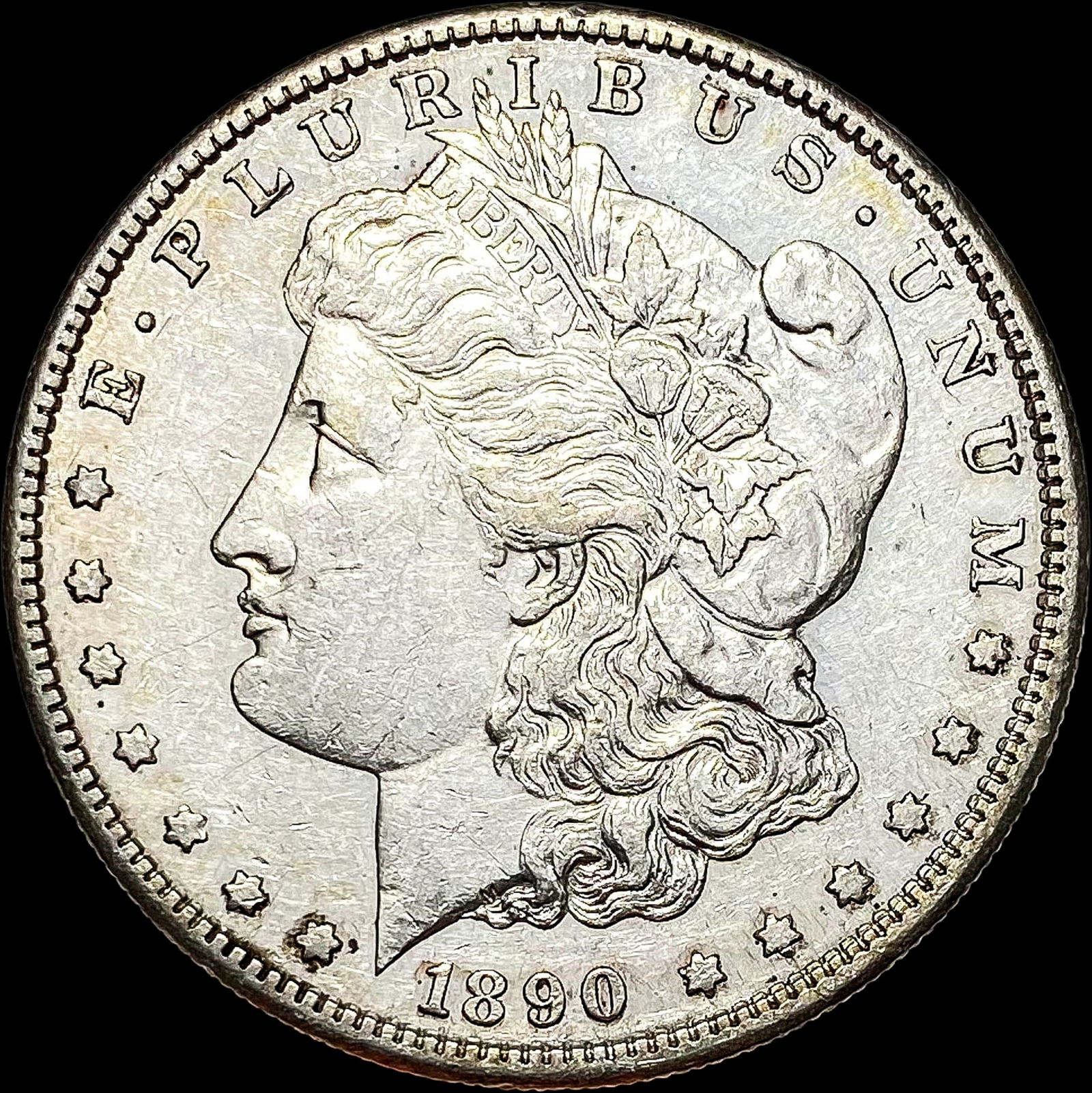 1890-S Silver Morgan Dollar CLOSELY UNCIRCULATED (1 of 2)
