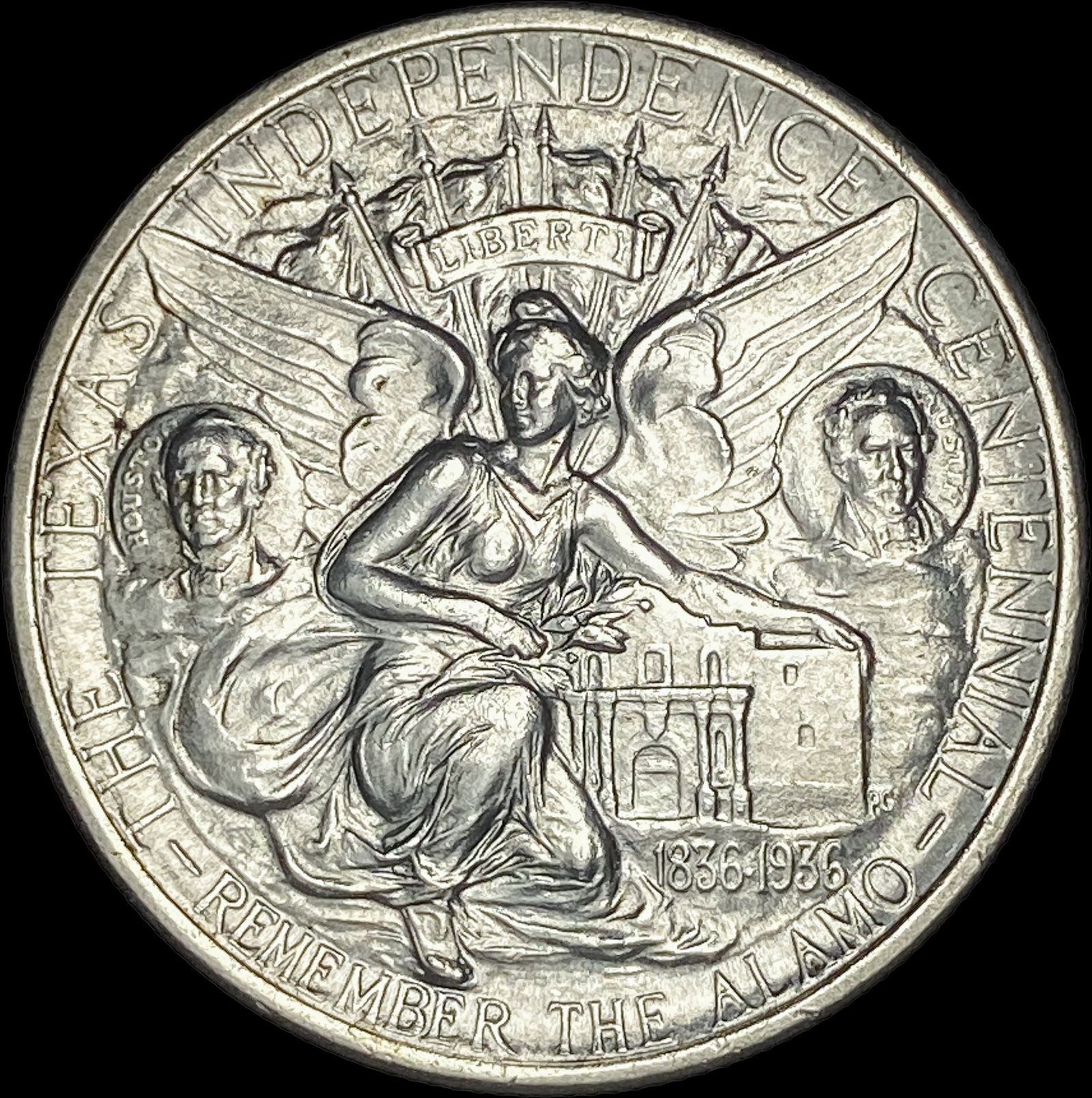 1934 Texas Independence Centennial Half Dollar   CHOICE BU (1 of 2)