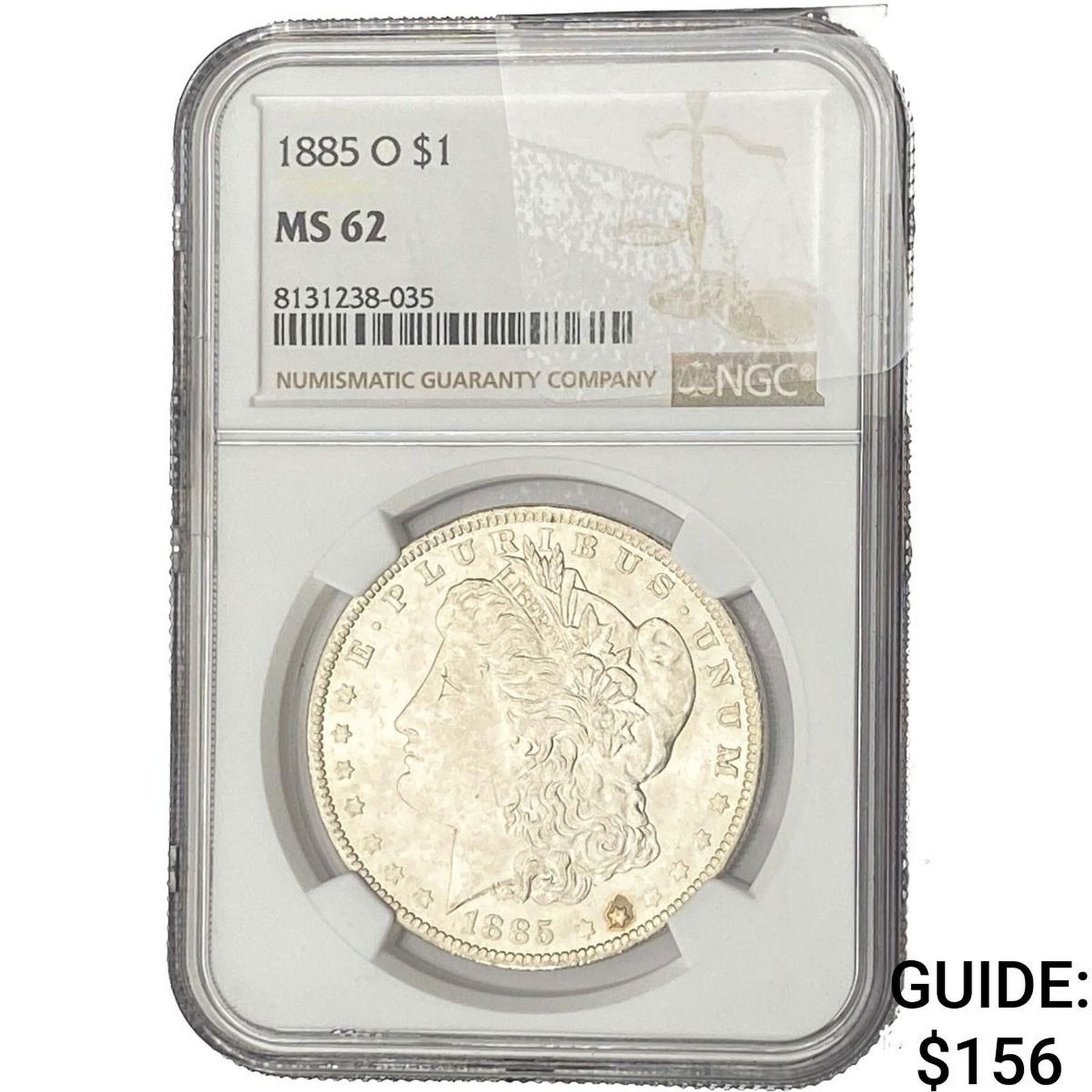 1885-O Morgan Silver Dollar NGC MS62 (1 of 2)