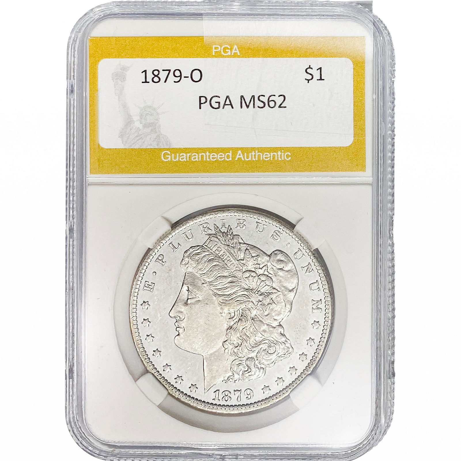 1879-O Morgan Silver Dollar PGA MS62 (1 of 2)