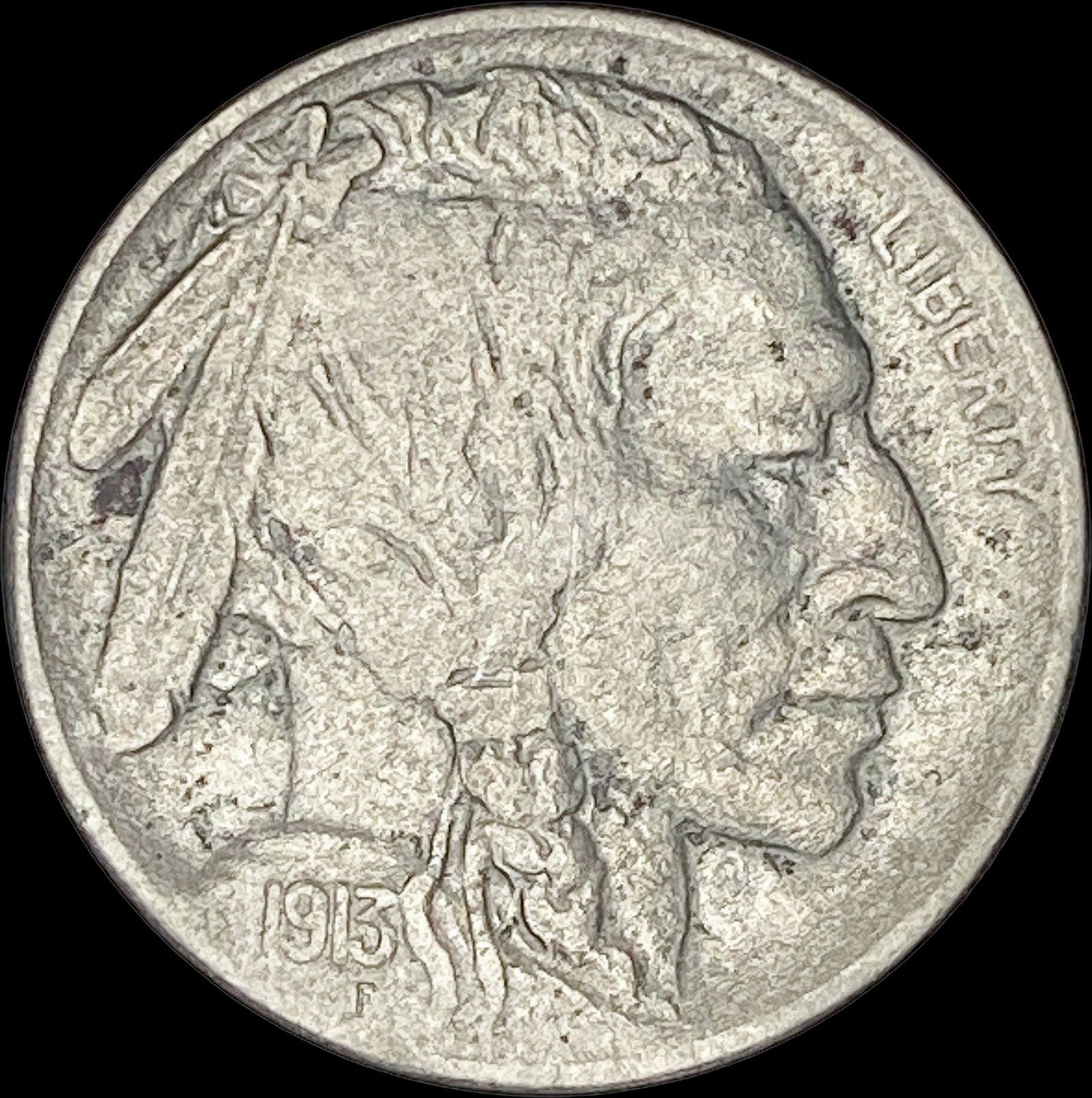 1913-D Buffalo Nickel Type 2   HIGH GRADE (1 of 2)