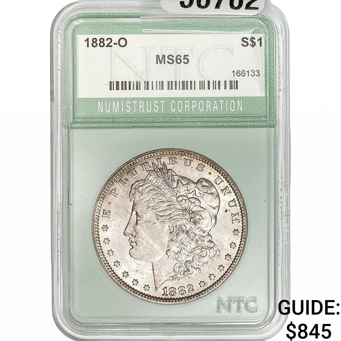 1882-0 Morgan Silver Dollar NTC MS65 (1 of 2)