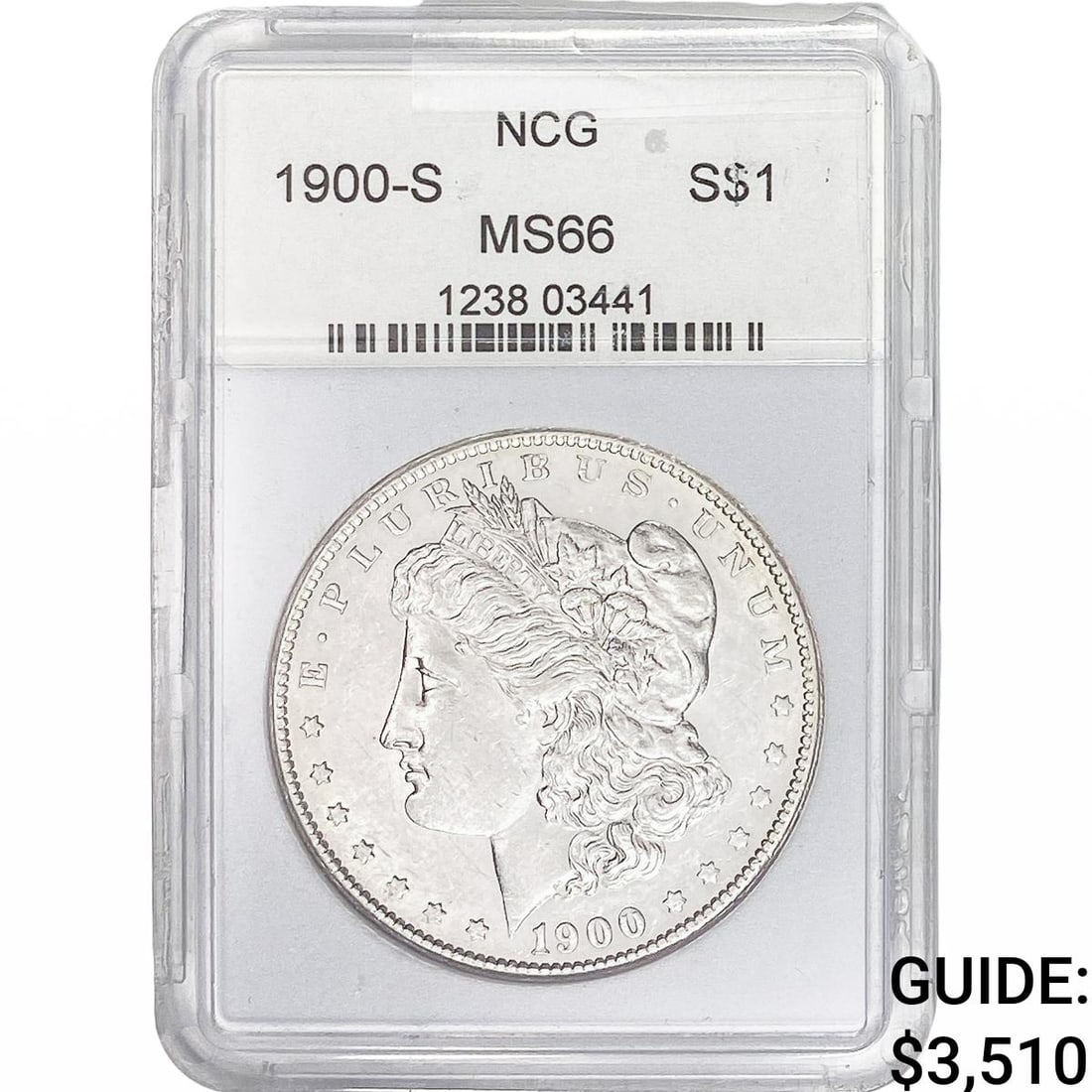 1900-S Morgan Silver Dollar NCG MS66 (1 of 2)