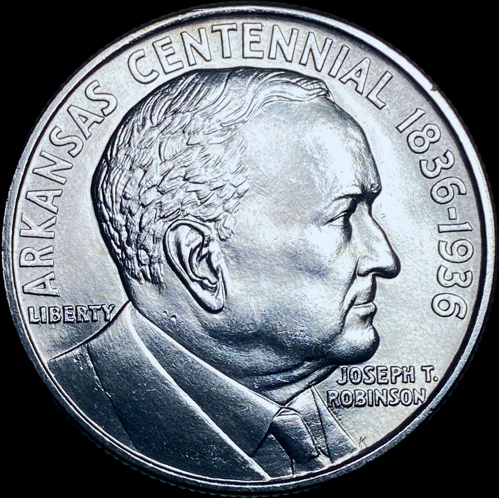 1936 Arkansas Centennial Silver Half Dollar CHOICE BU (1 of 2)