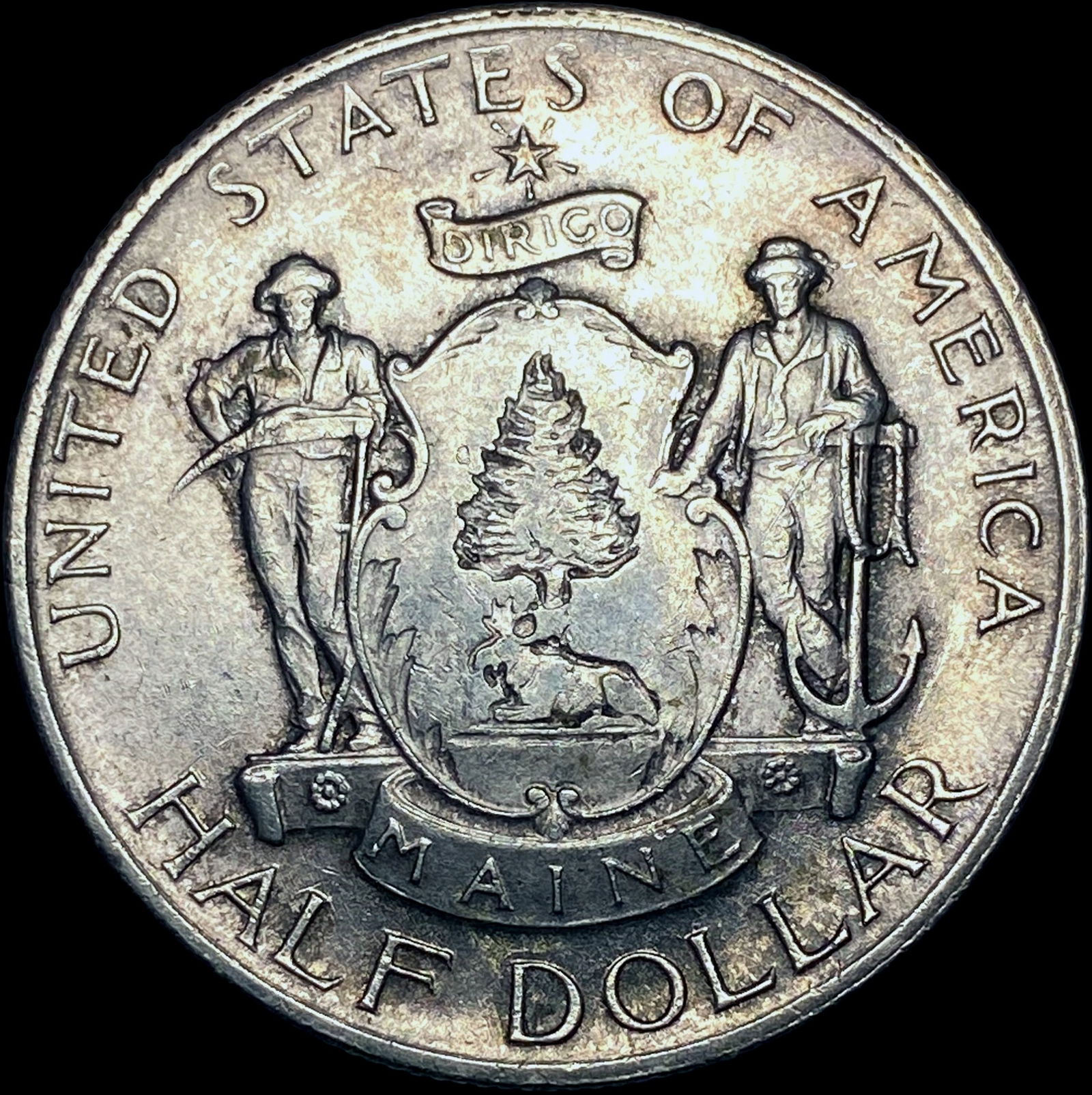 1920 Silver Half Dollar Maine Centennial CHOICE AU (1 of 2)