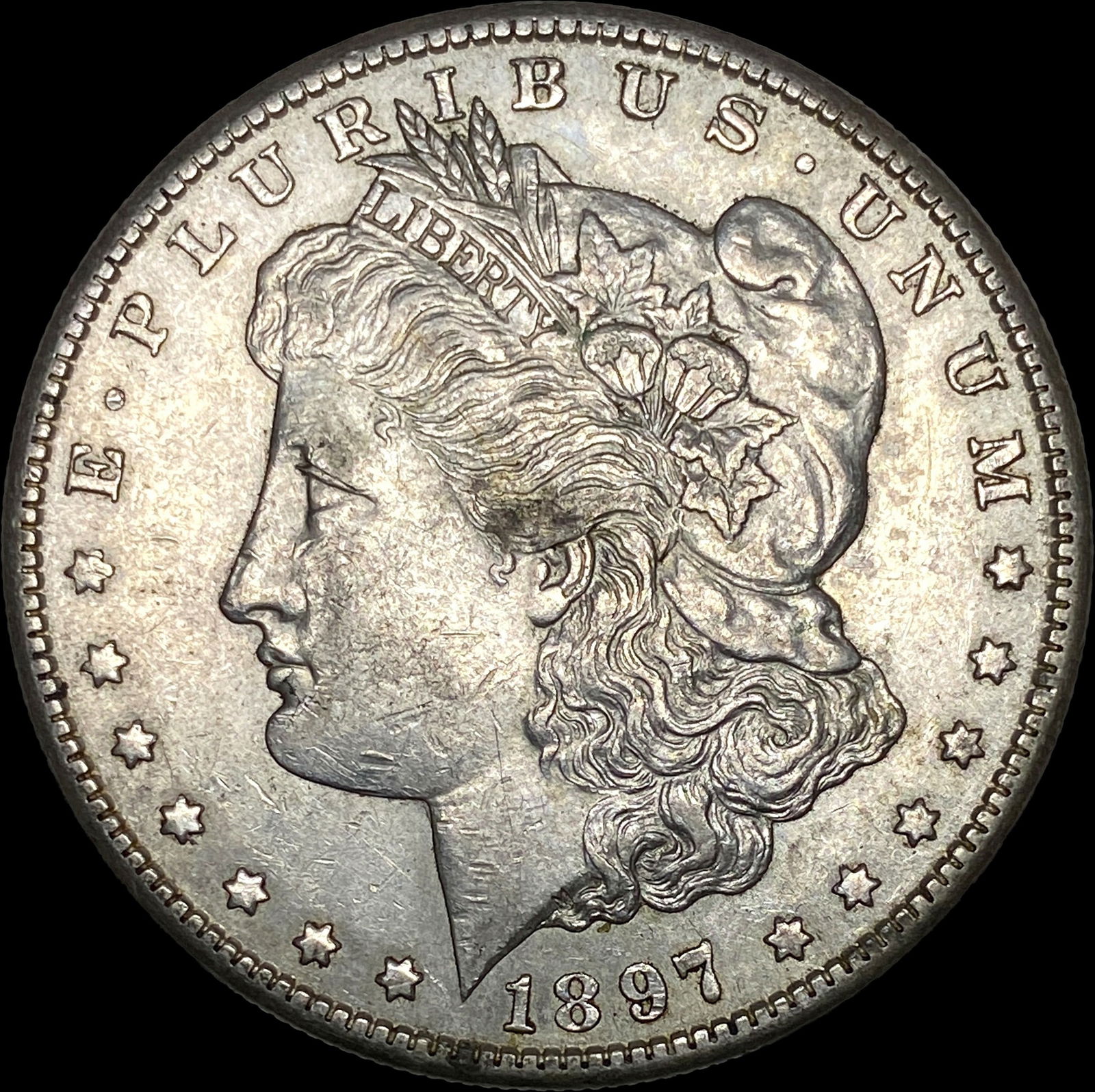 1897-S Silver Morgan Dollar CLOSELY UNCIRCULATED (1 of 2)