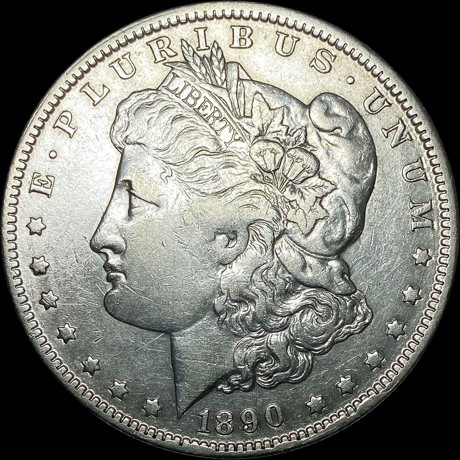 1890-O Silver Morgan Dollar NEARLY UNCIRCULATED (1 of 2)
