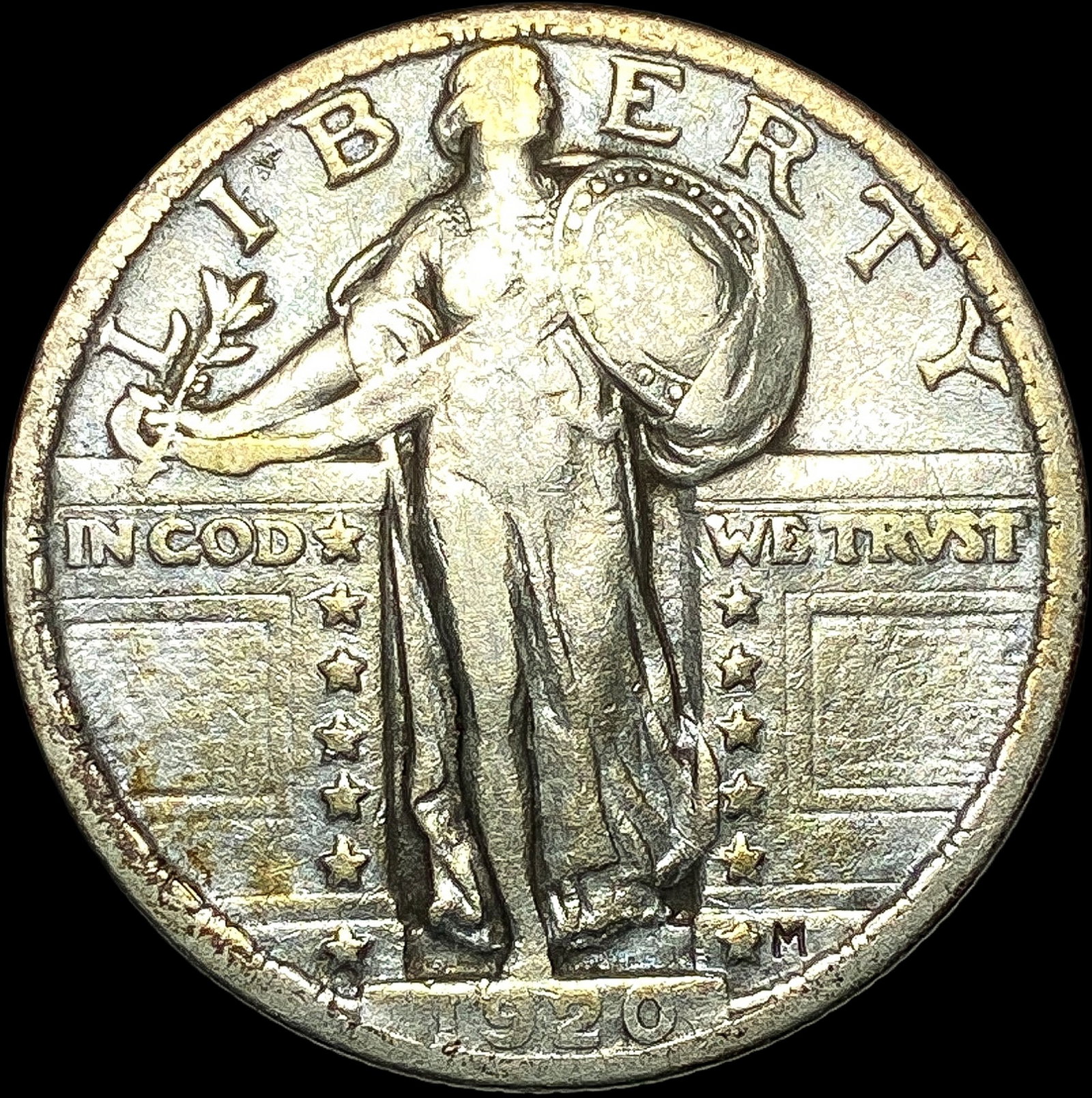 1920 Standing Liberty Quarter LIGHTLY CIRCULATED: 1920 Standing Liberty Quarter LIGHTLY CIRCULATED