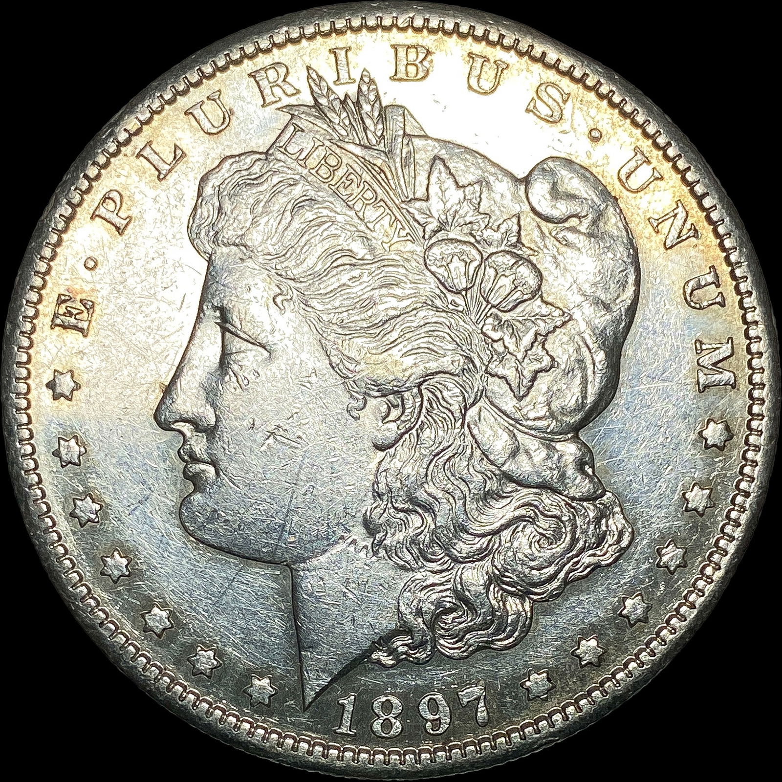 1897-S Silver Morgan Dollar CLOSELY UNCIRCULATED (1 of 2)