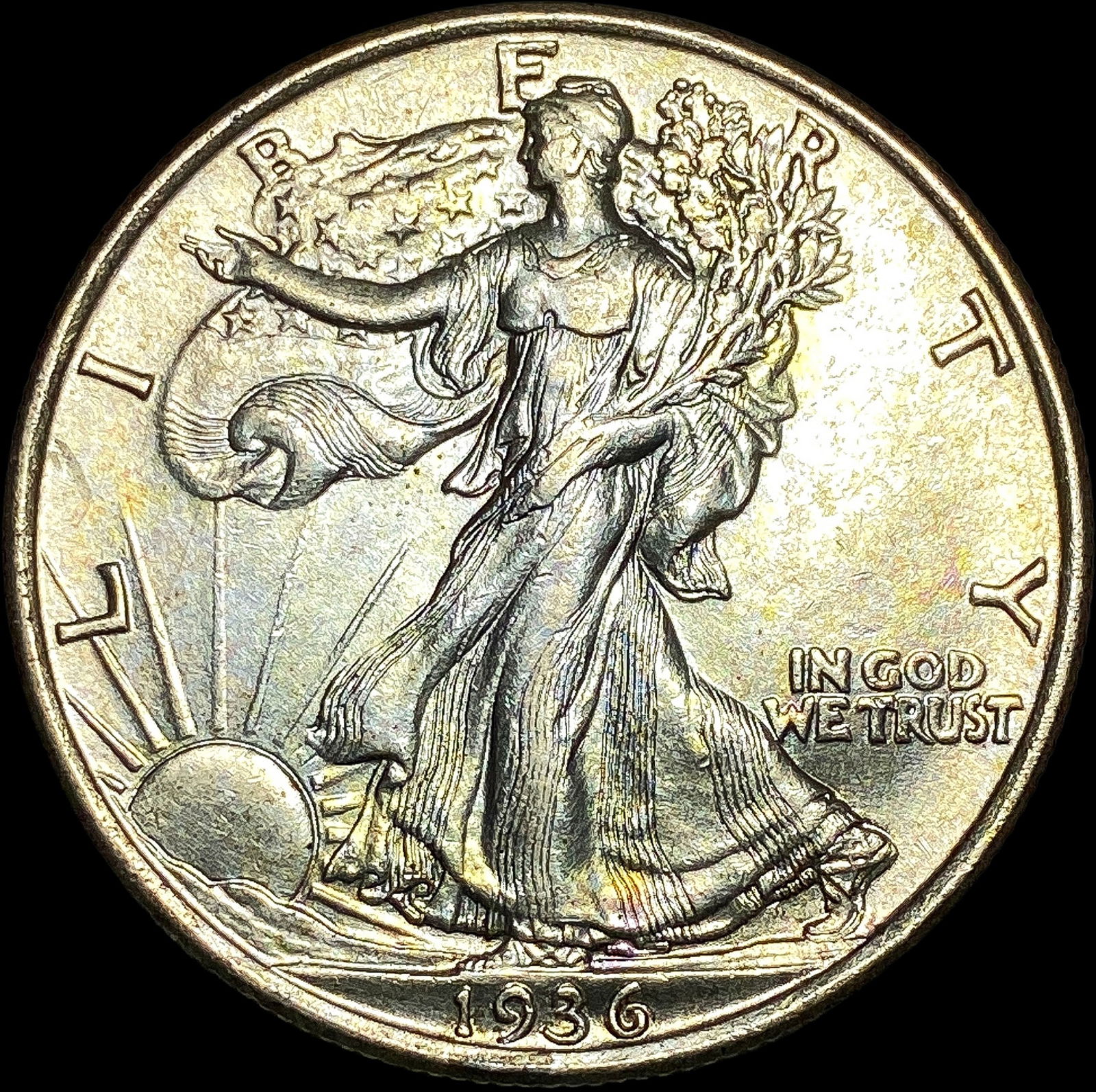 1936 Silver Half Dollar Walking Liberty UNCIRCULATED (1 of 2)