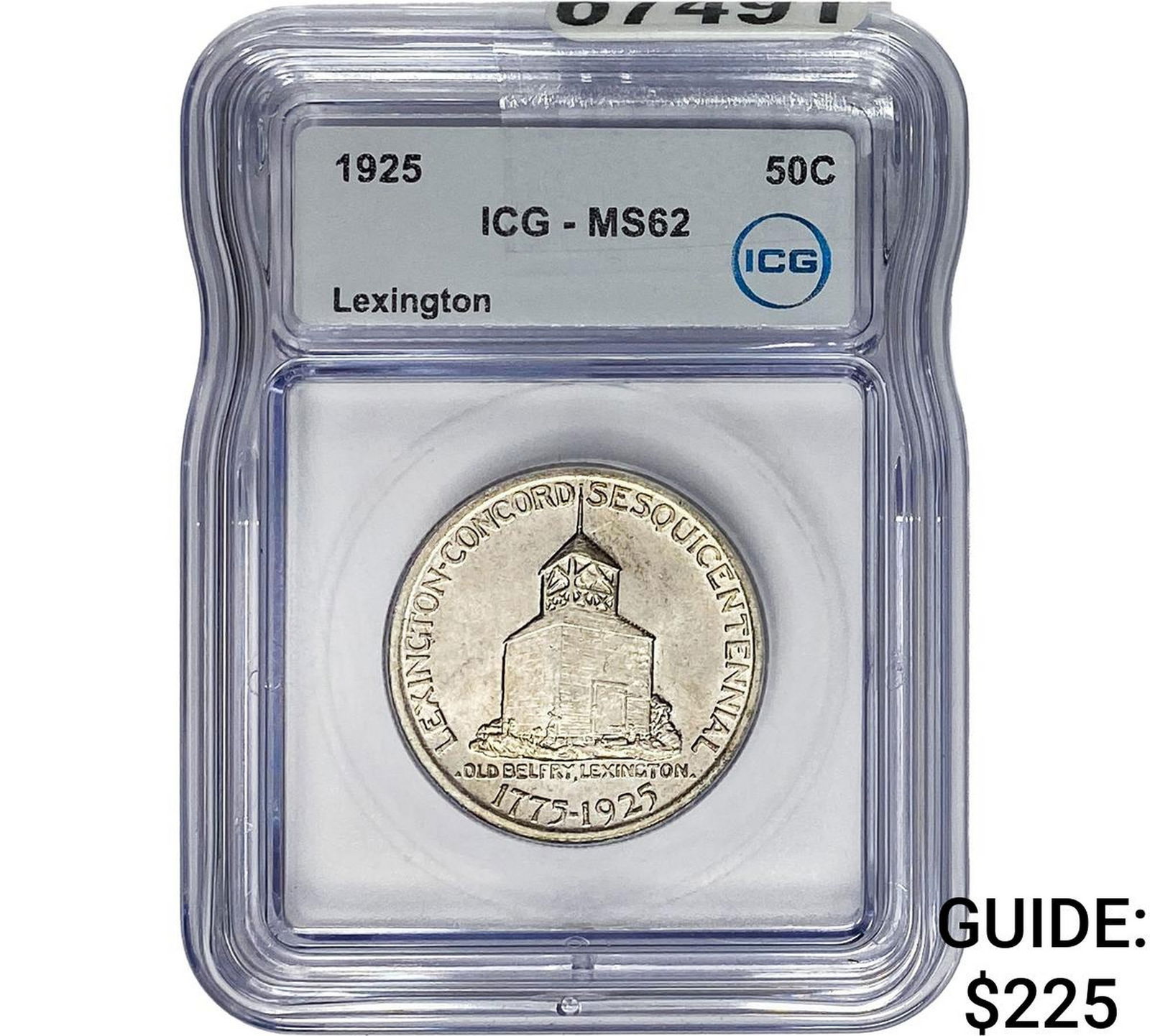 1925 Lexington Half Dollar ICG MS62 (1 of 2)