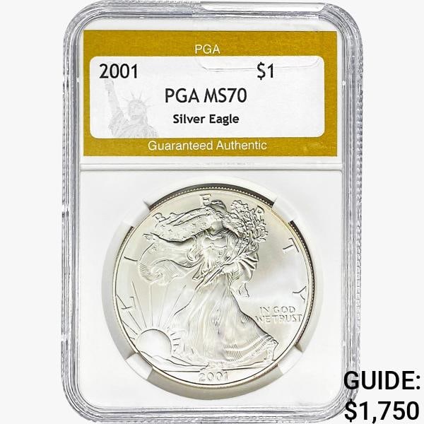 2001 American Silver Eagle PGA MS70 (1 of 2)