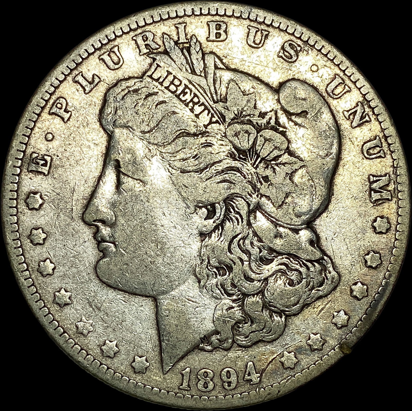 1894-O Silver Morgan Dollar LIGHTLY CIRCULATED (1 of 2)