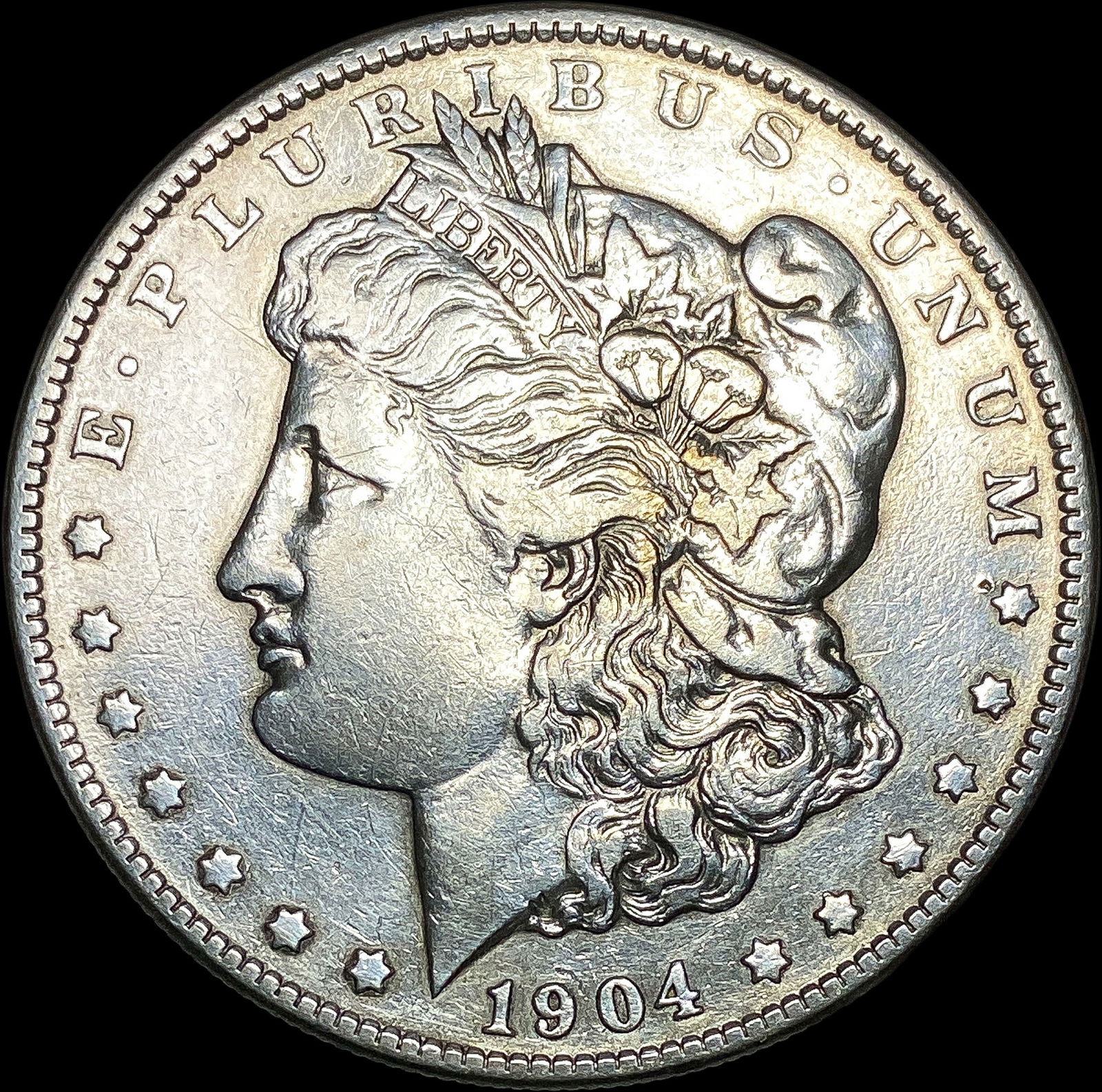 1904-S Silver Morgan Dollar NEARLY UNCIRCULATED (1 of 2)