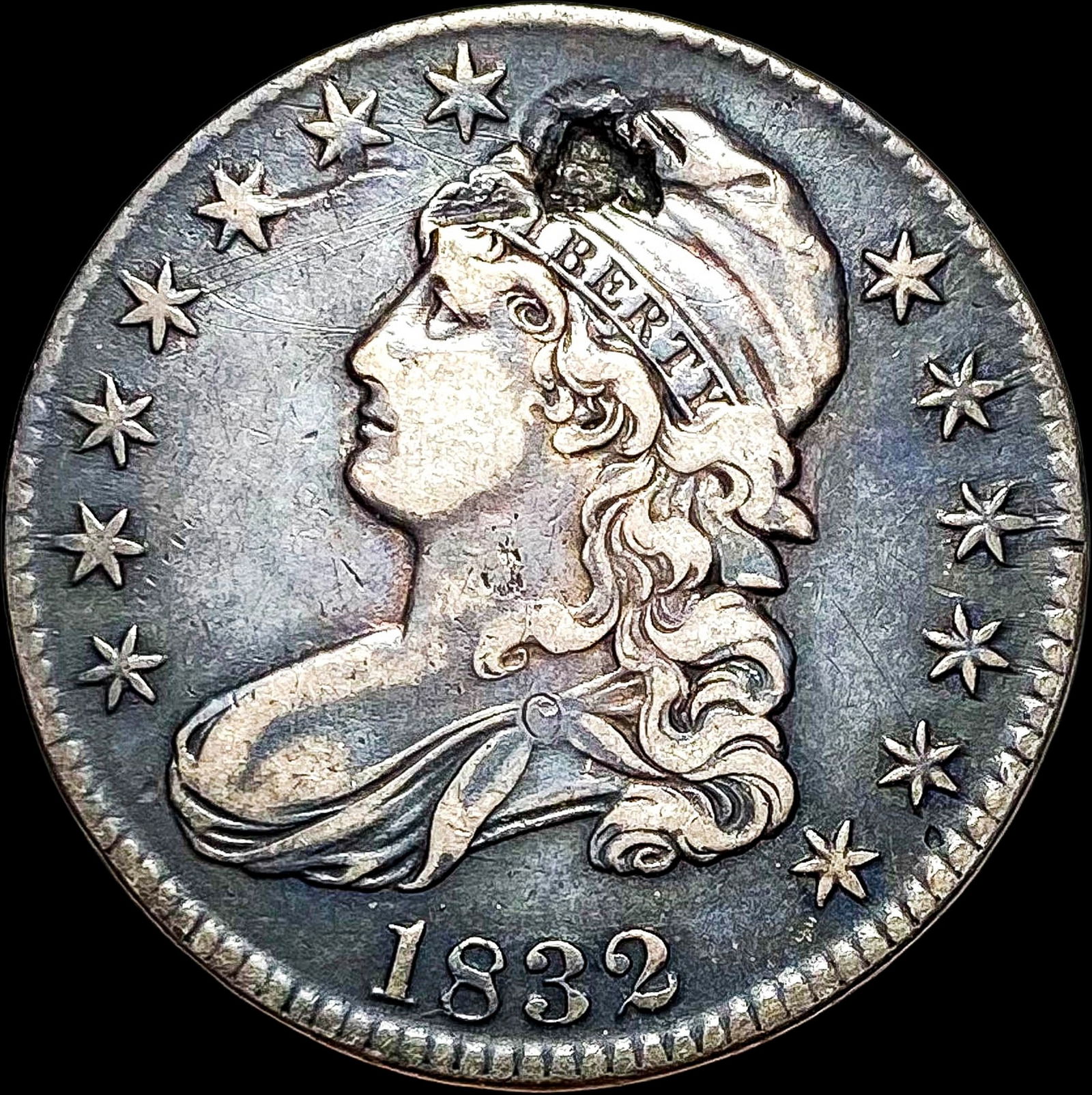 1832 Capped Bust Half Dollar NEARLY UNCIRCULATED (1 of 2)