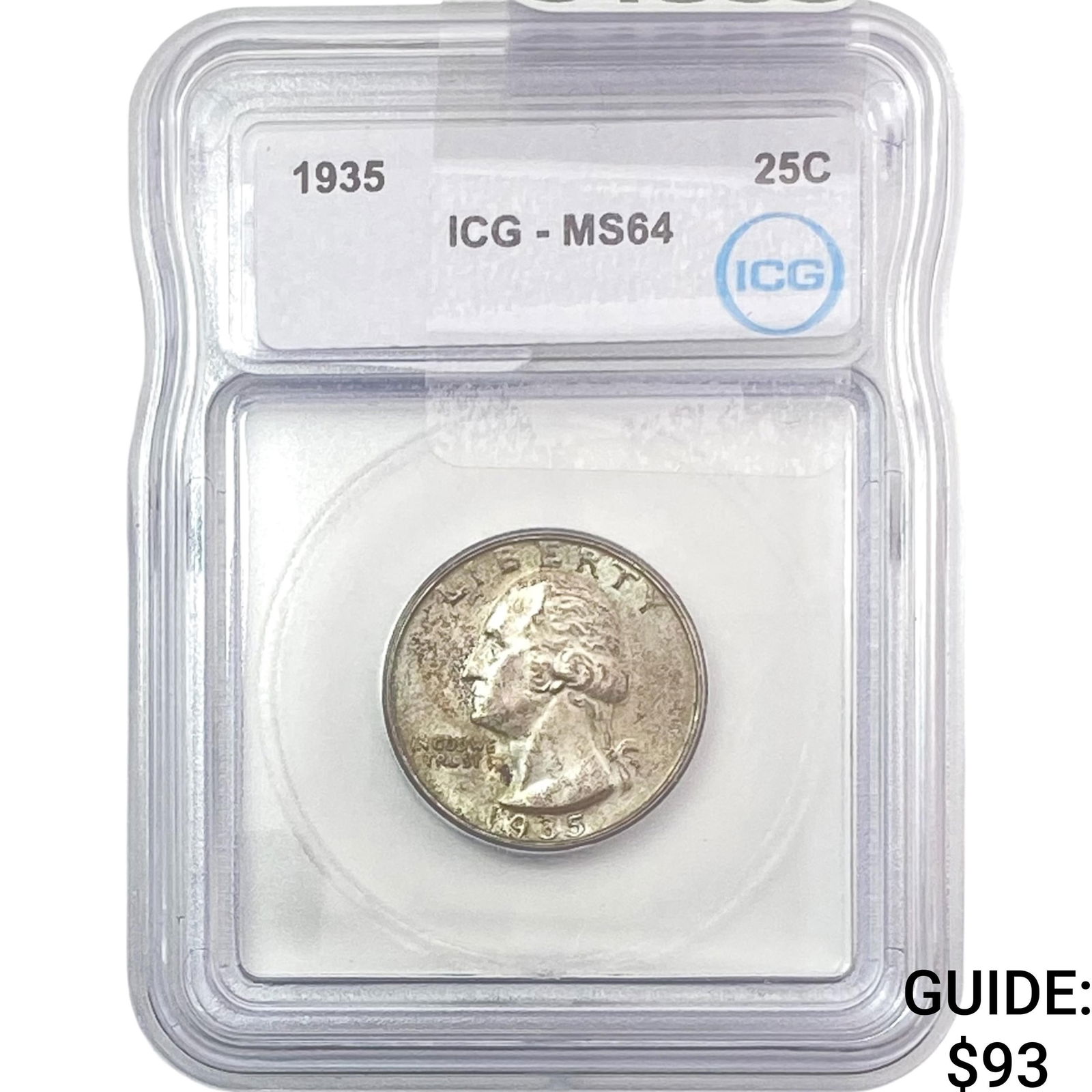 1935 Washington Silver Quarter ICG MS64 (1 of 2)