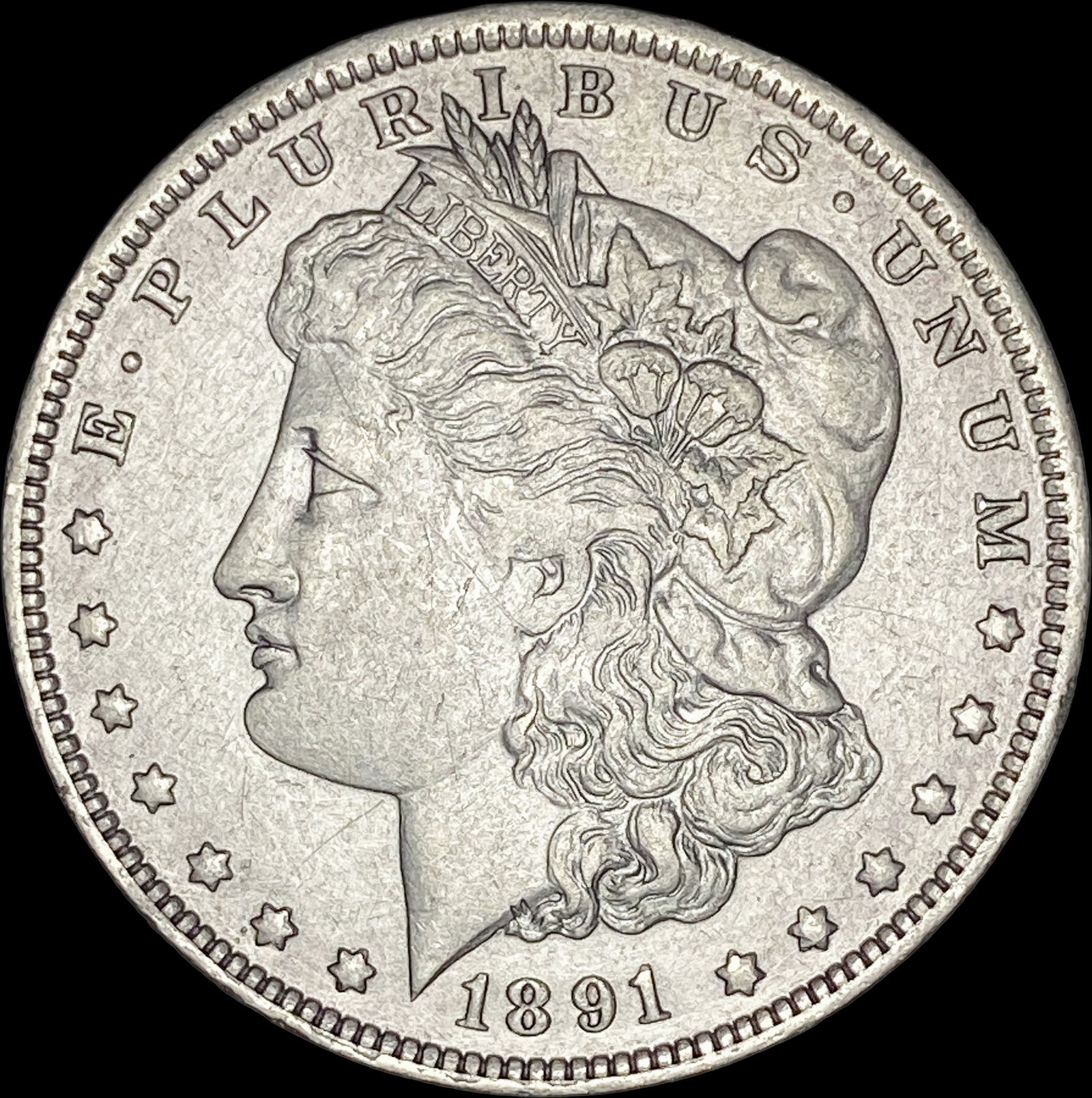 1891-O Silver Morgan Dollar LIGHTLY CIRCULATED (1 of 2)