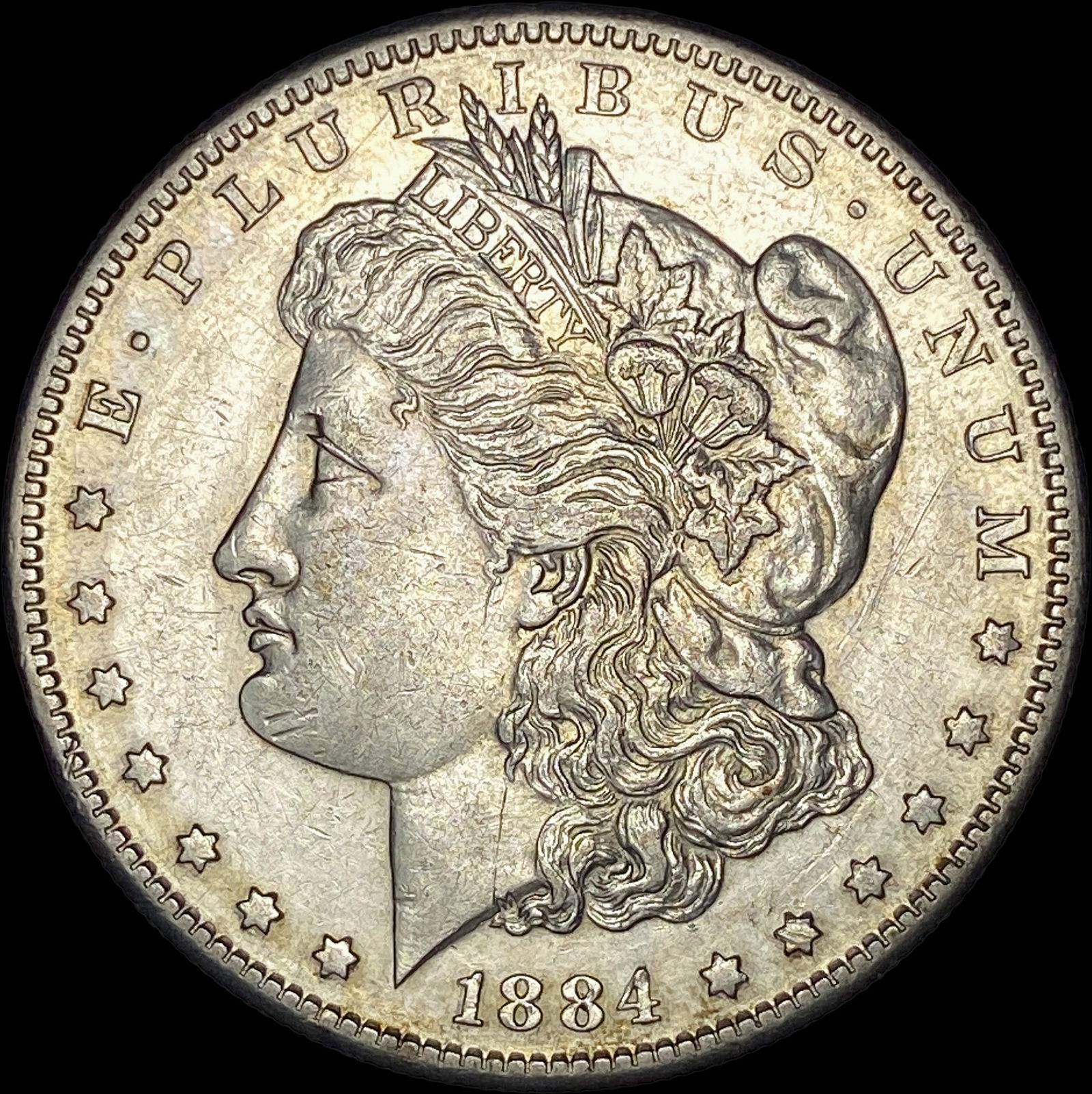 1884-S Silver Morgan Dollar CLOSELY UNCIRCULATED (1 of 2)