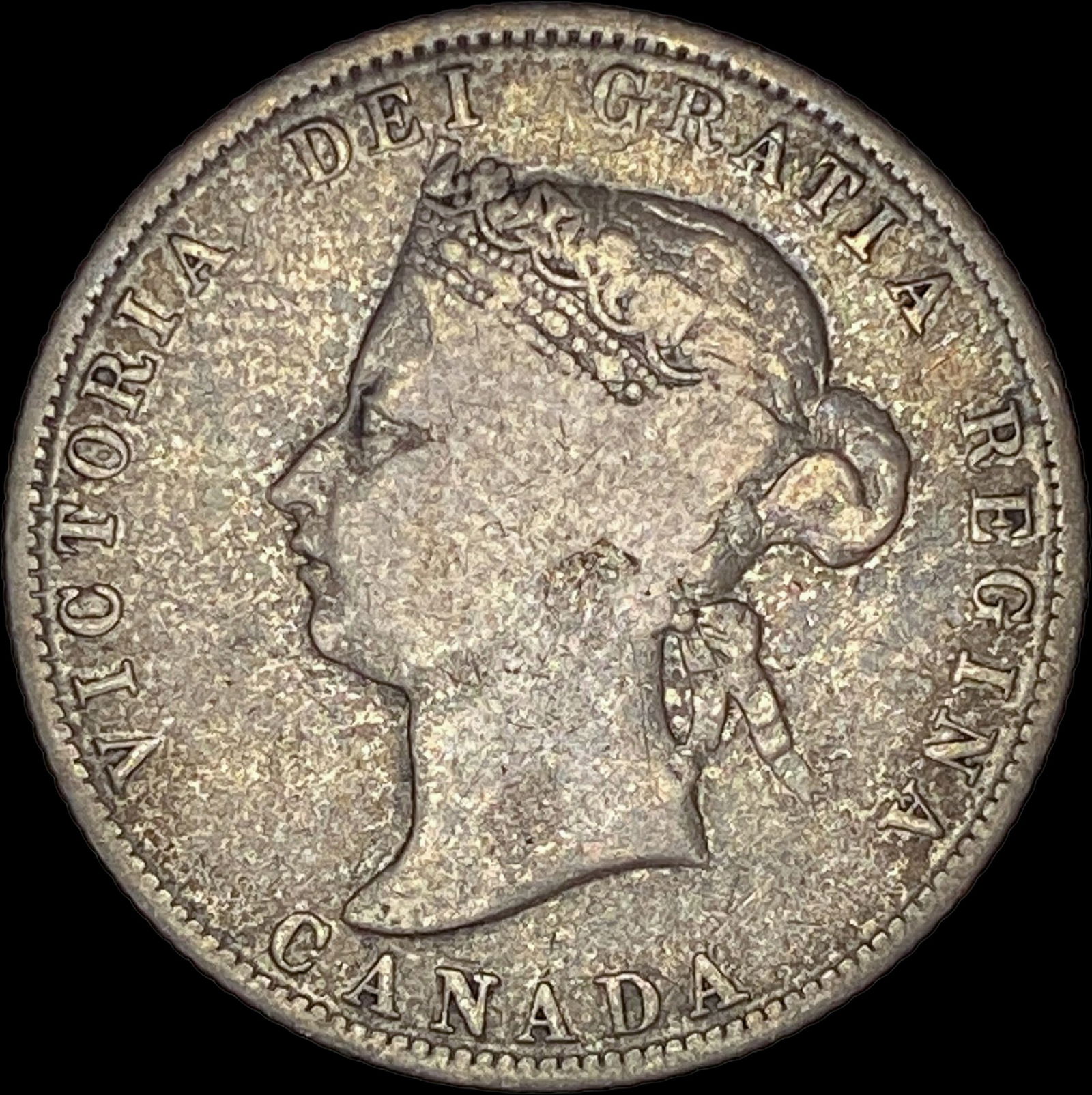 1872-H Silver 25 Cents Canada LIGHTLY CIRCULATED (1 of 2)