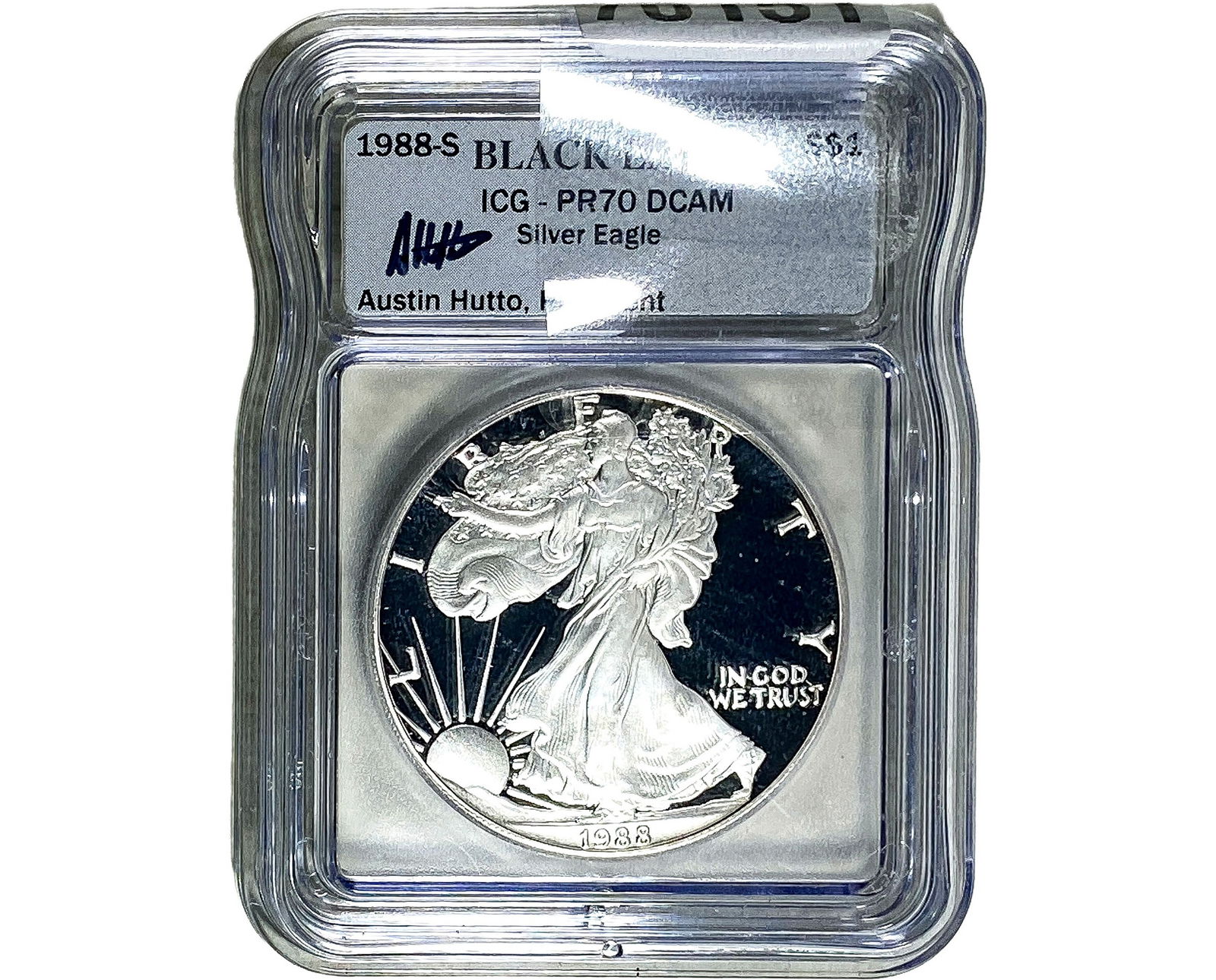 1988-S Silver Eagle ICG PR70 DCAM (1 of 2)