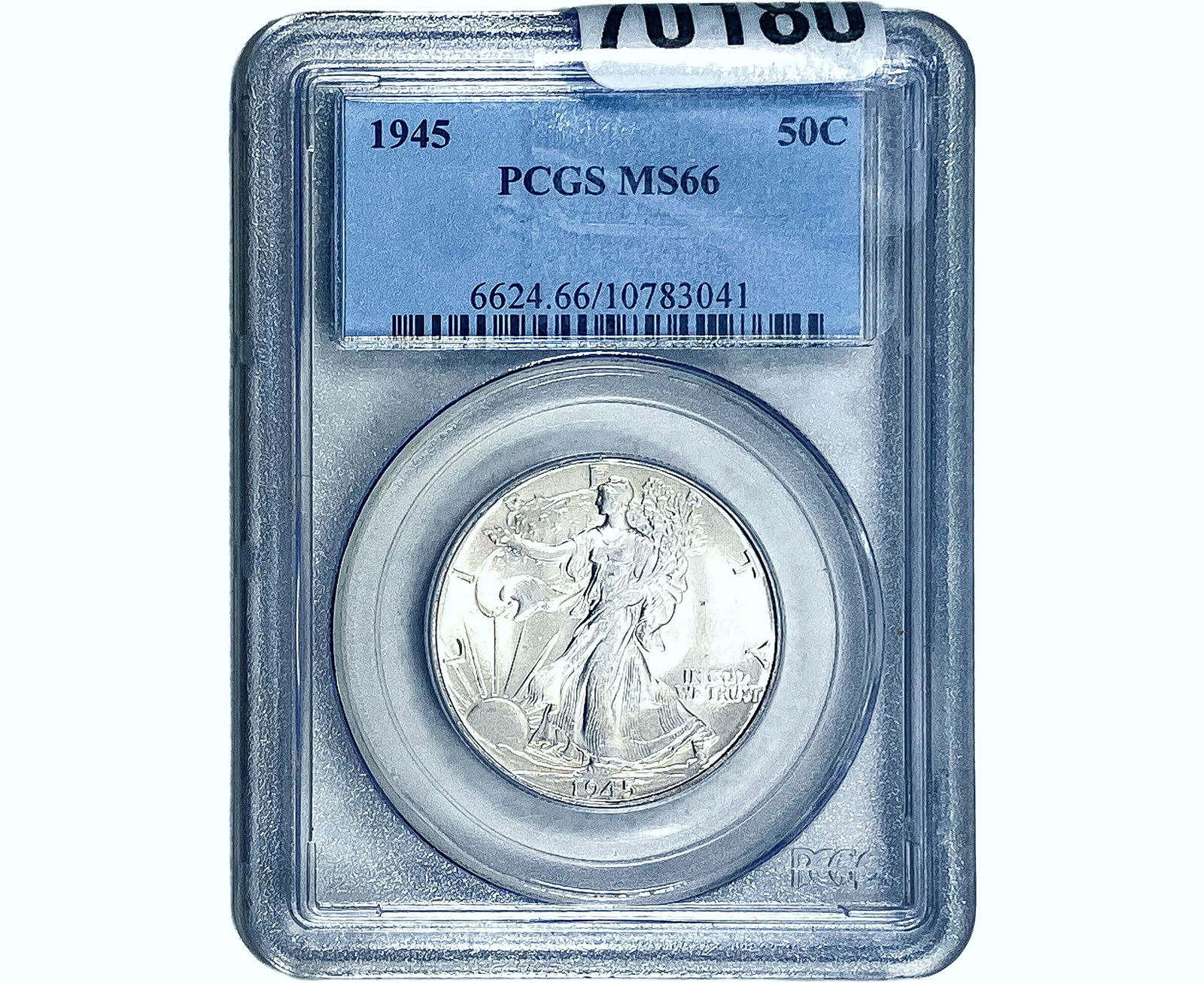 1945 Walking Liberty Half Dollar PCGS MS66 (1 of 2)