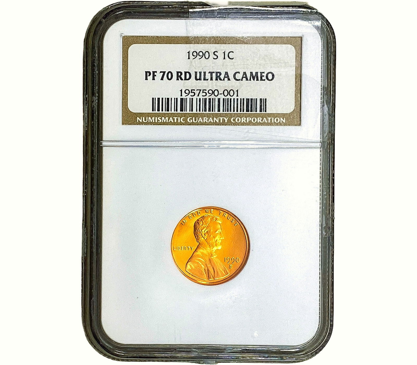 1990-S Lincoln Memorial Cent NGC PF70 RD Ultra Cameo (1 of 2)