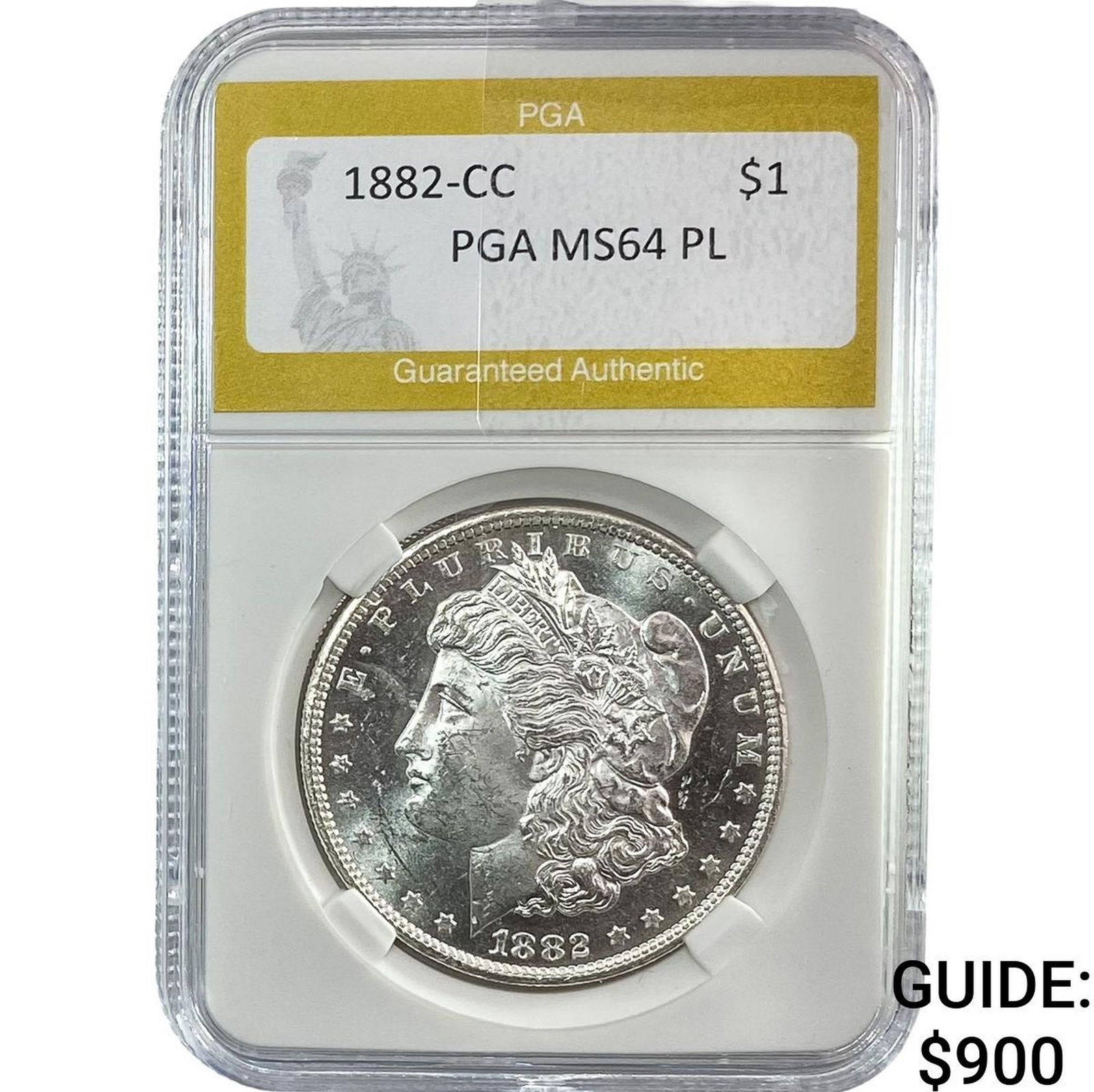 1882-CC Morgan Silver Dollar PGA MS64 PL (1 of 2)