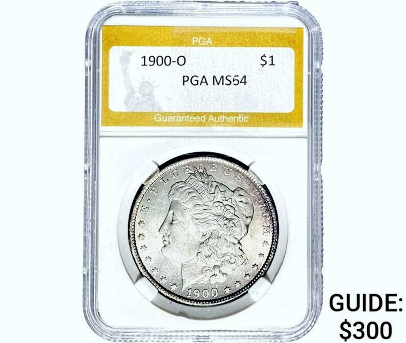 1900-O Morgan Silver Dollar PGA MS64: 1900-O Morgan Silver Dollar PGA MS64