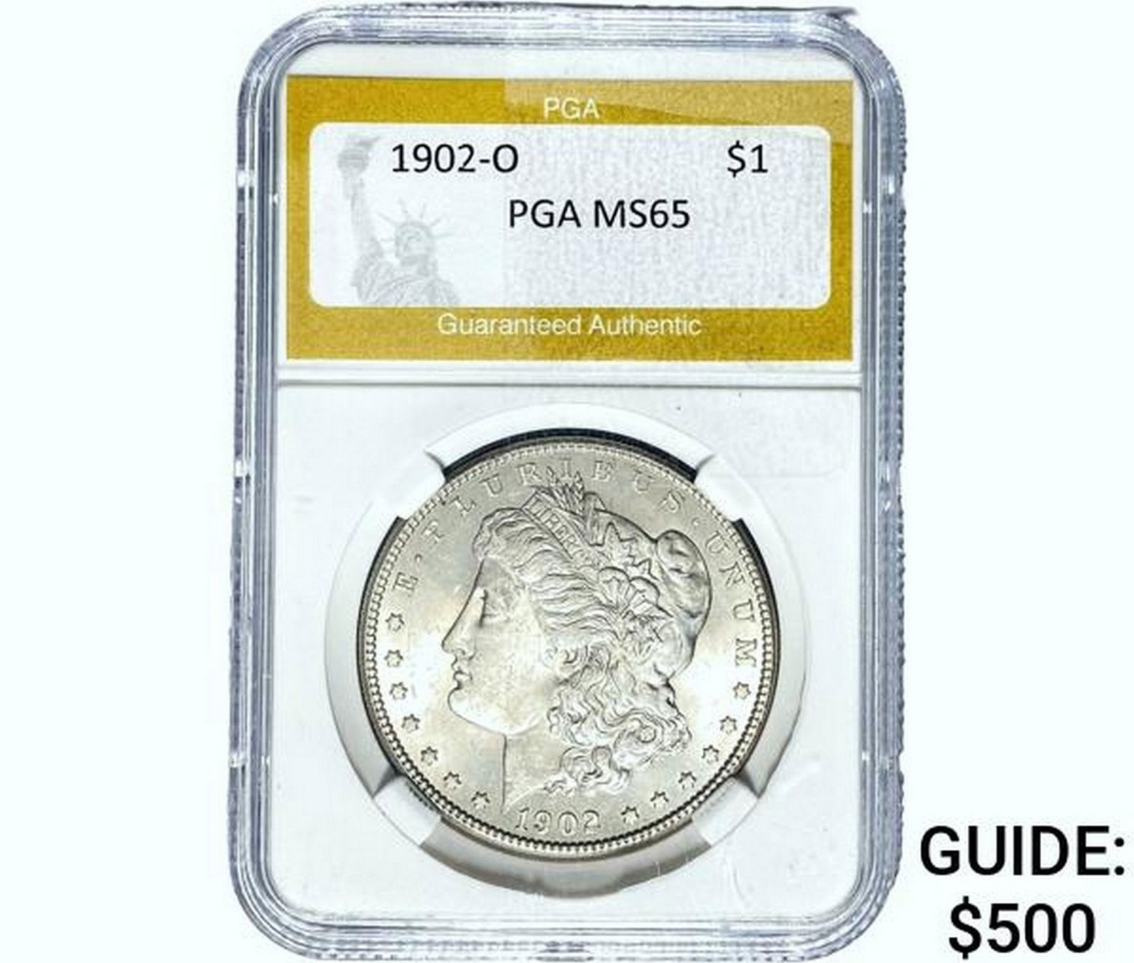 1902-O Morgan Silver Dollar PGA MS65 (1 of 2)