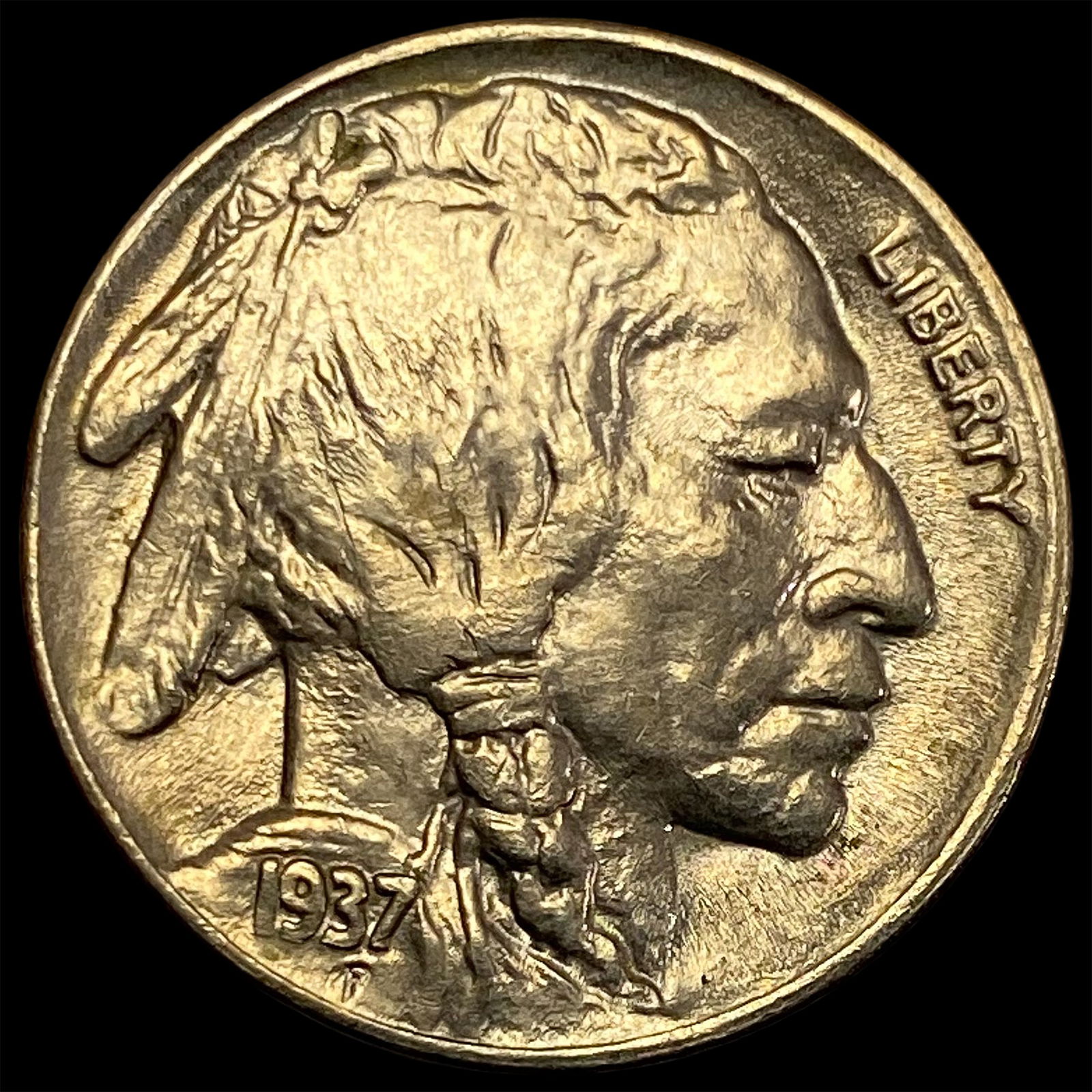 1937-S Nickel Five Cents Buffalo UNCIRCULATED (1 of 2)