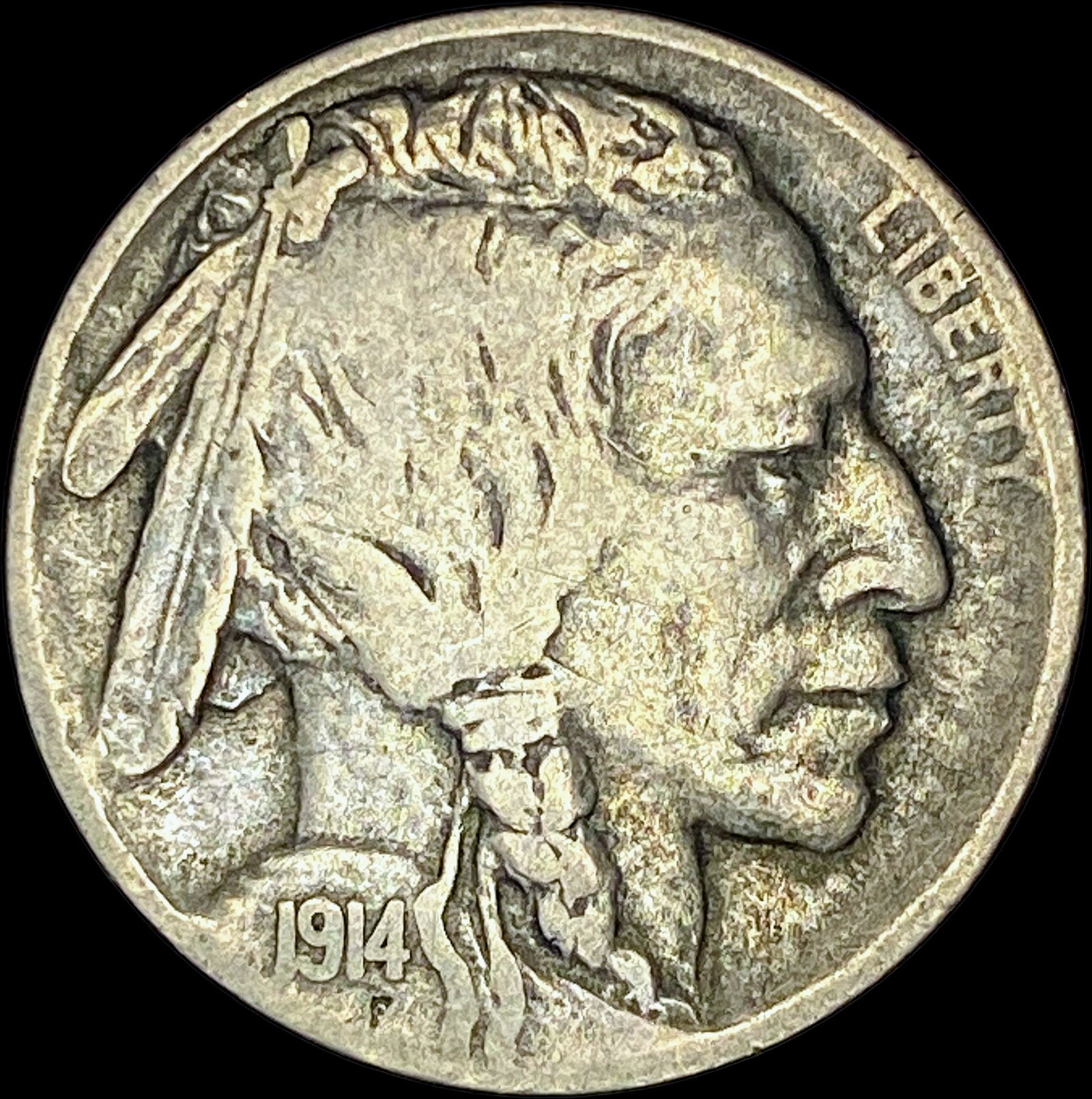 1914-D Buffalo Nickel LIGHTLY CIRCULATED (1 of 2)