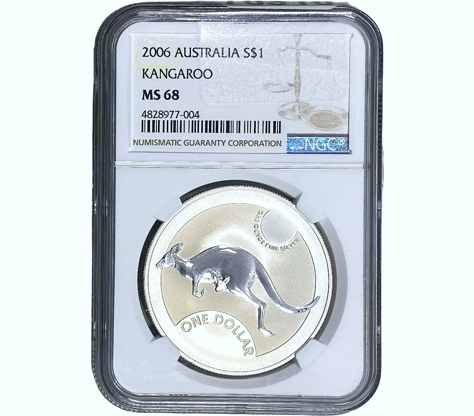 2006 Australia Kangaroo NGC MS68: 2006 Australia Kangaroo NGC MS68
