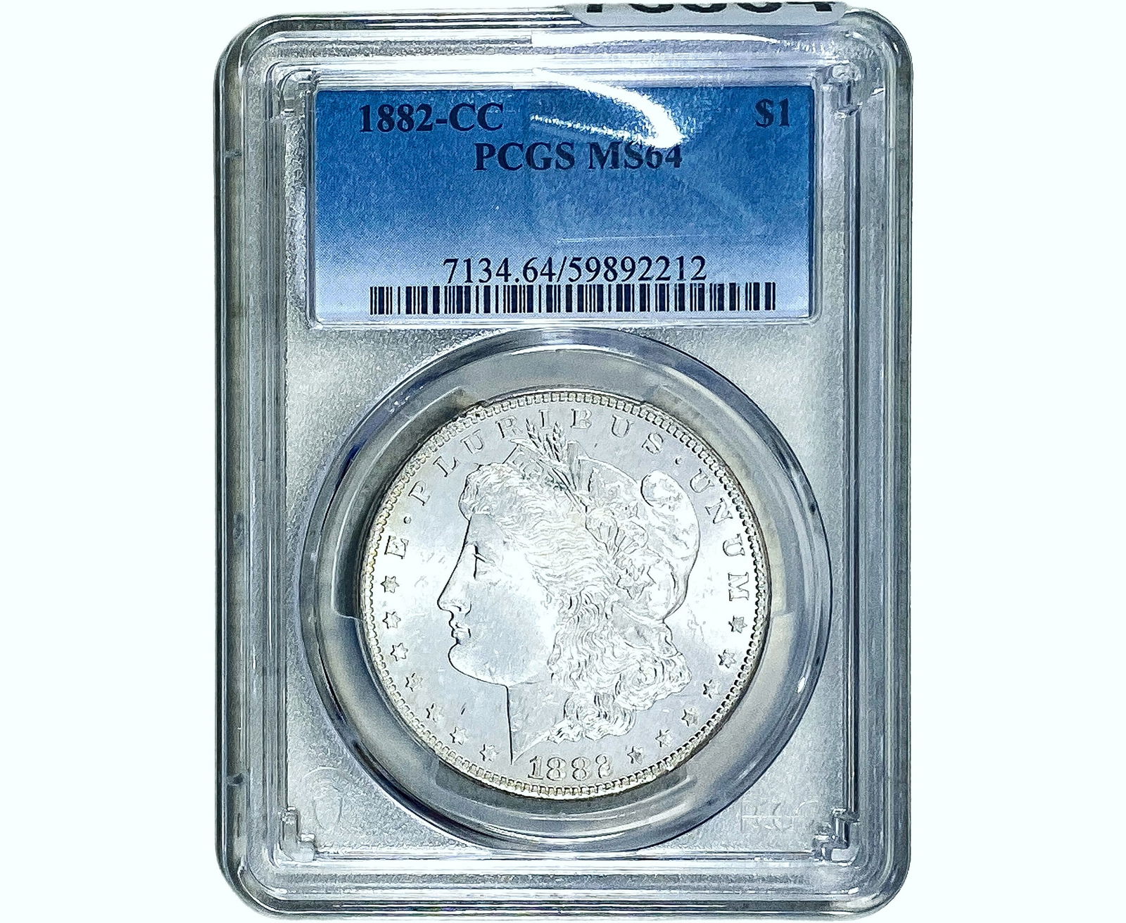 1882-CC Morgan Silver Dollar PCGS MS64 (1 of 2)