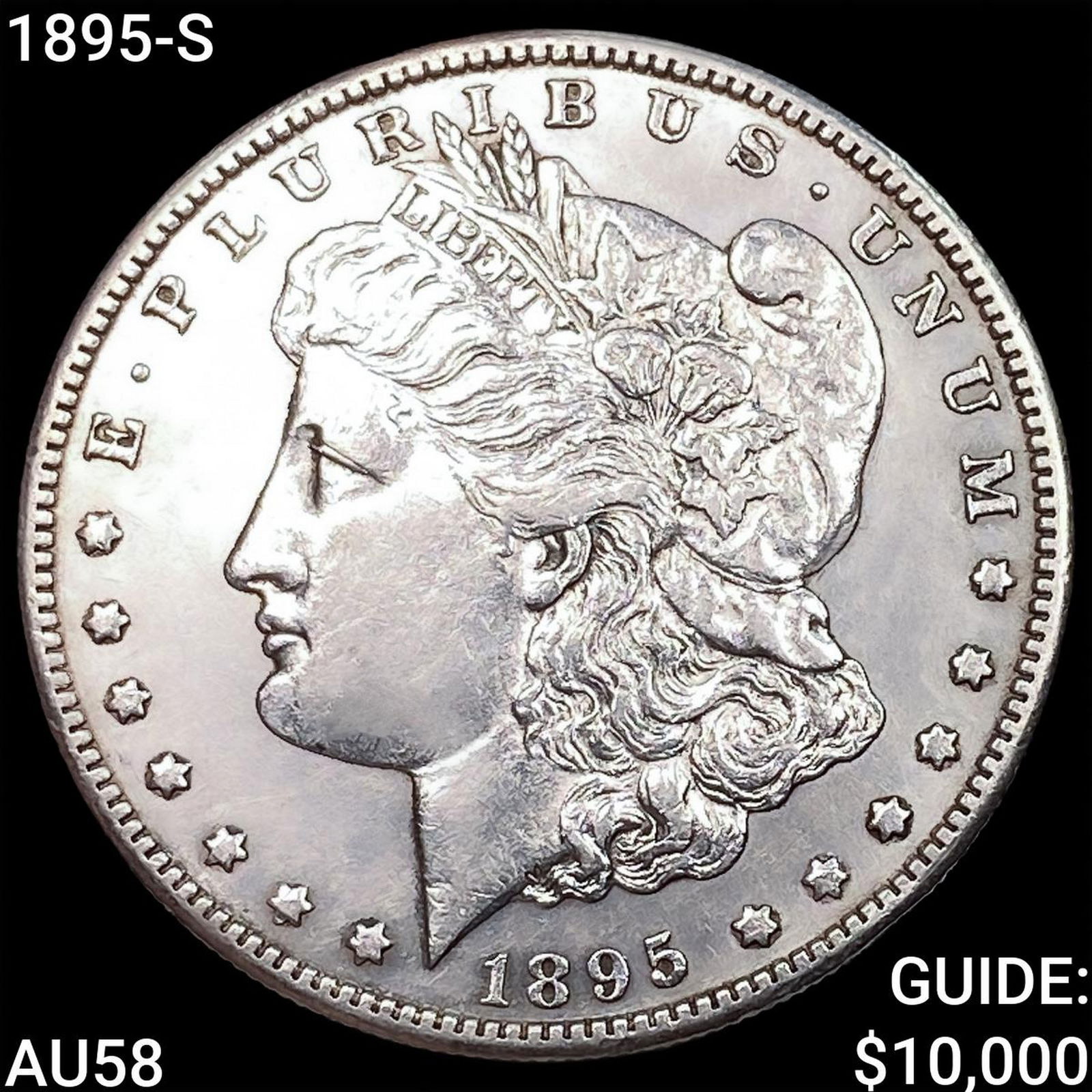 1895-S Morgan Silver Dollar CHOICE AU (1 of 2)