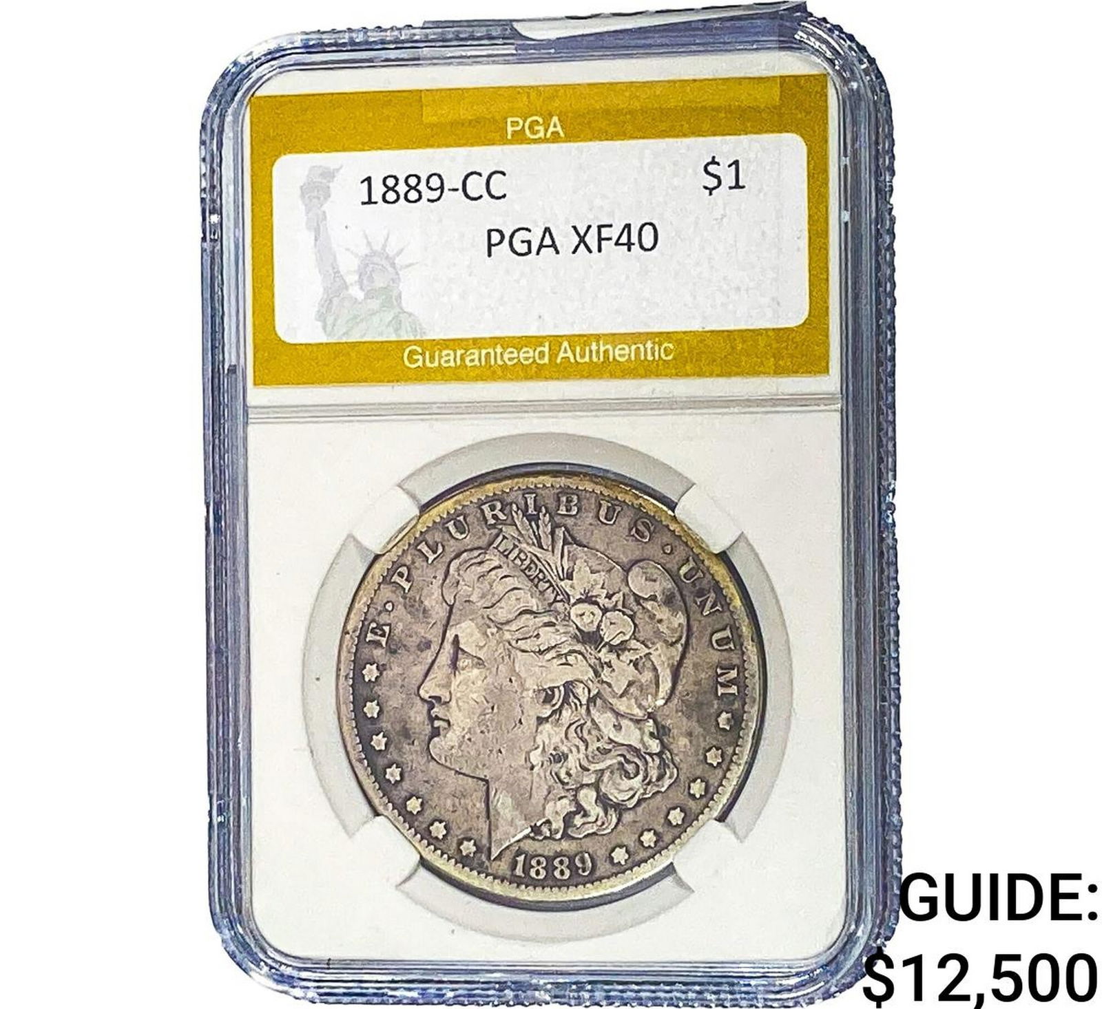 1889-CC Morgan Silver Dollar PGA XF40 (1 of 2)